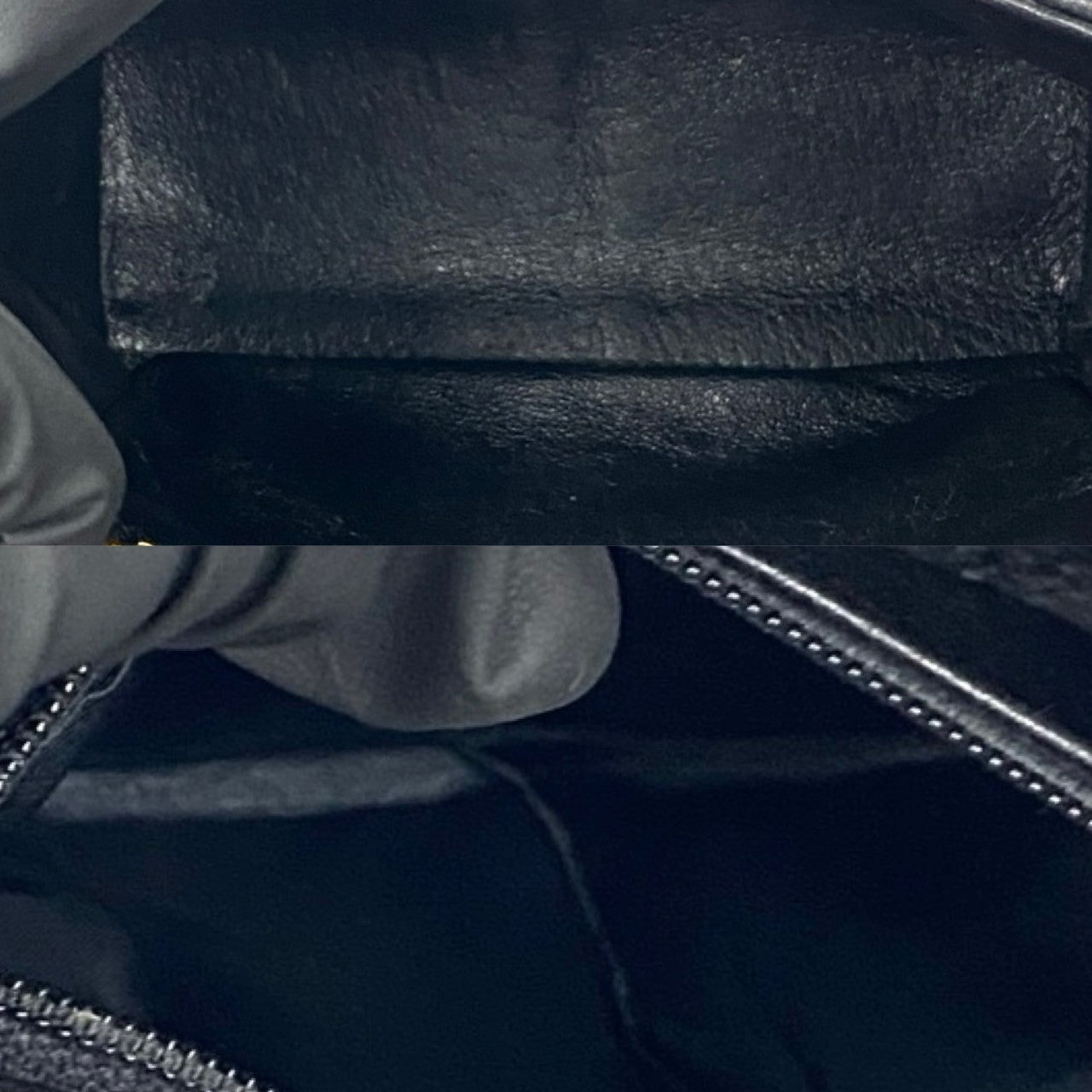 Chanel Handbag Lambskin Black Coco Mark Matrasse Women