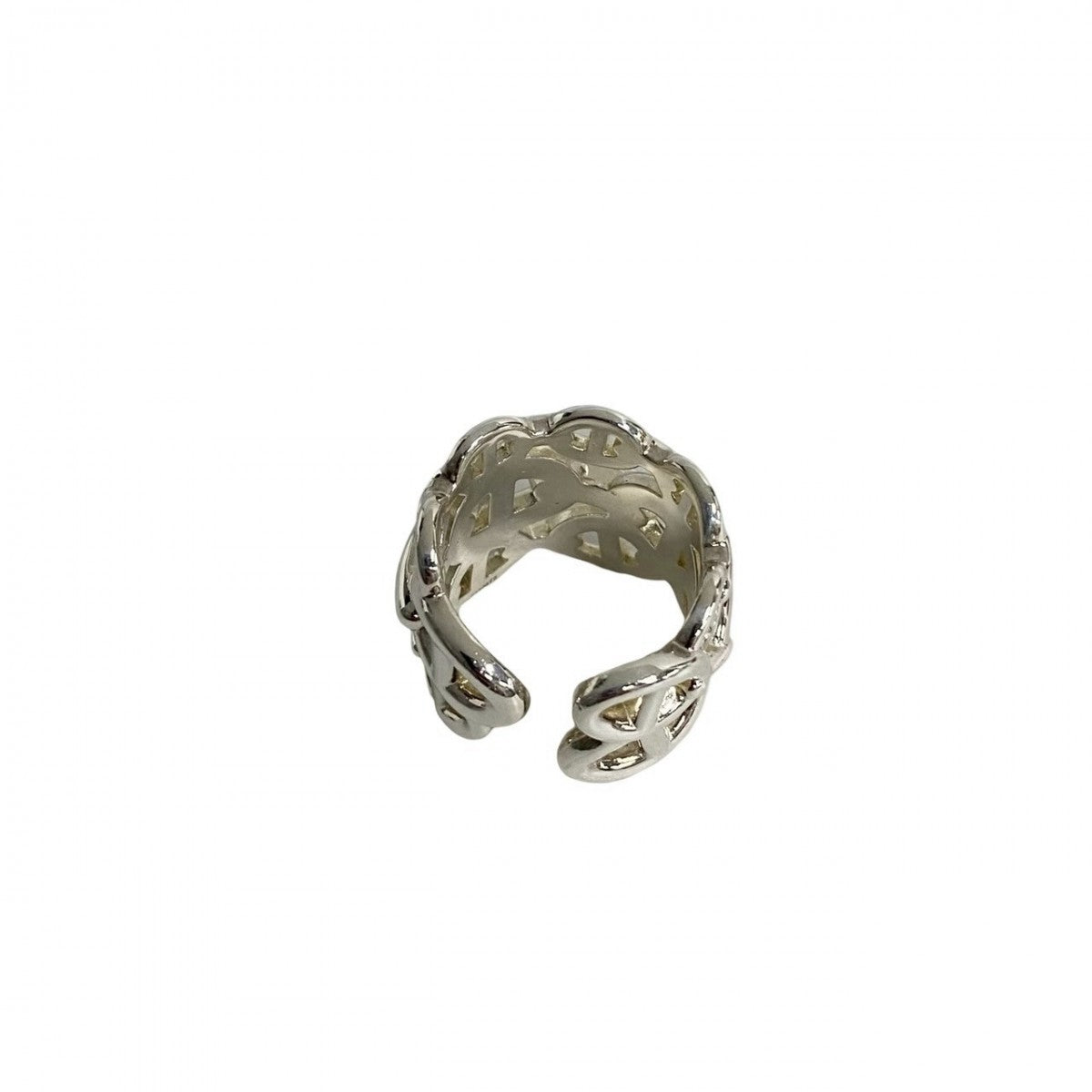 Hermes Ring H109506B Silver925 Silver Anchane Ring Gm Women(Unisex) 53