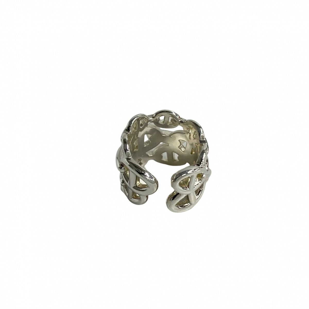 Hermes Ring H109506B Silver925 Silver Anchane Ring Gm Women(Unisex) 53
