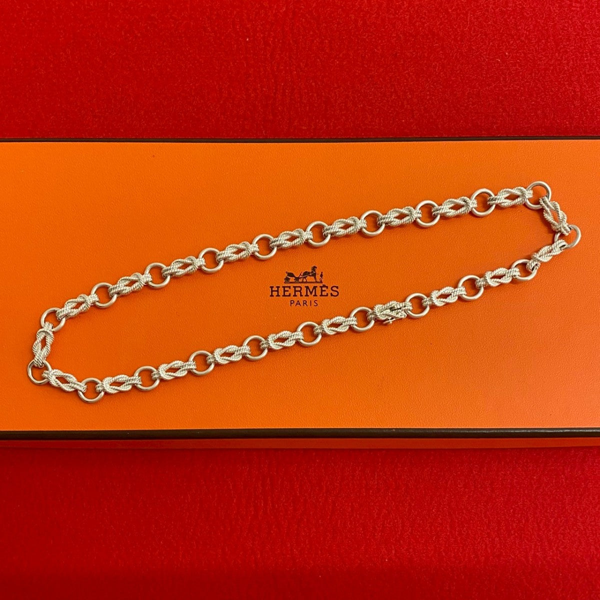 Hermes Necklace Silver925 Silver Audienne