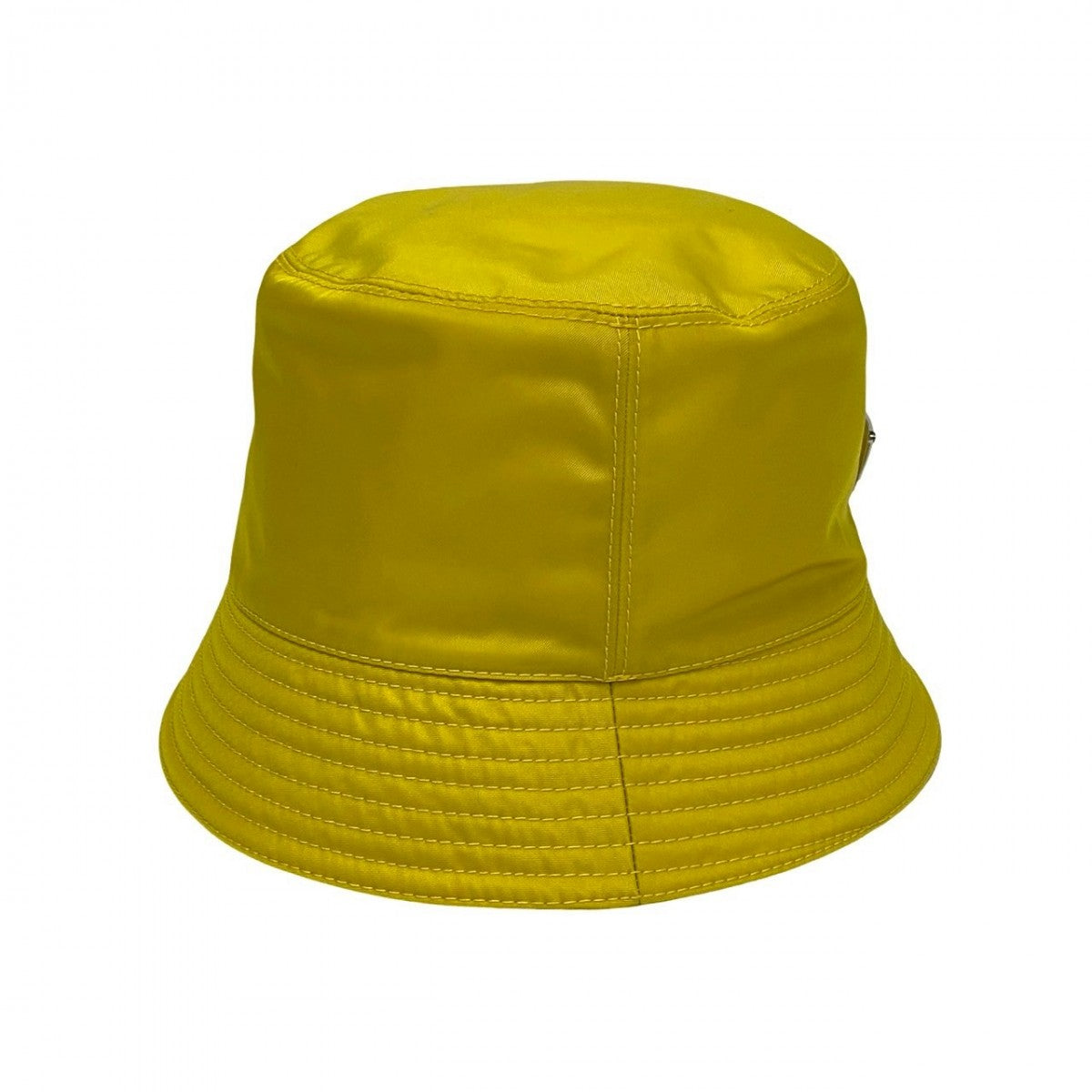 Prada Hat Nylon Yellow Triangular Logo Re-Nylon Mens M
