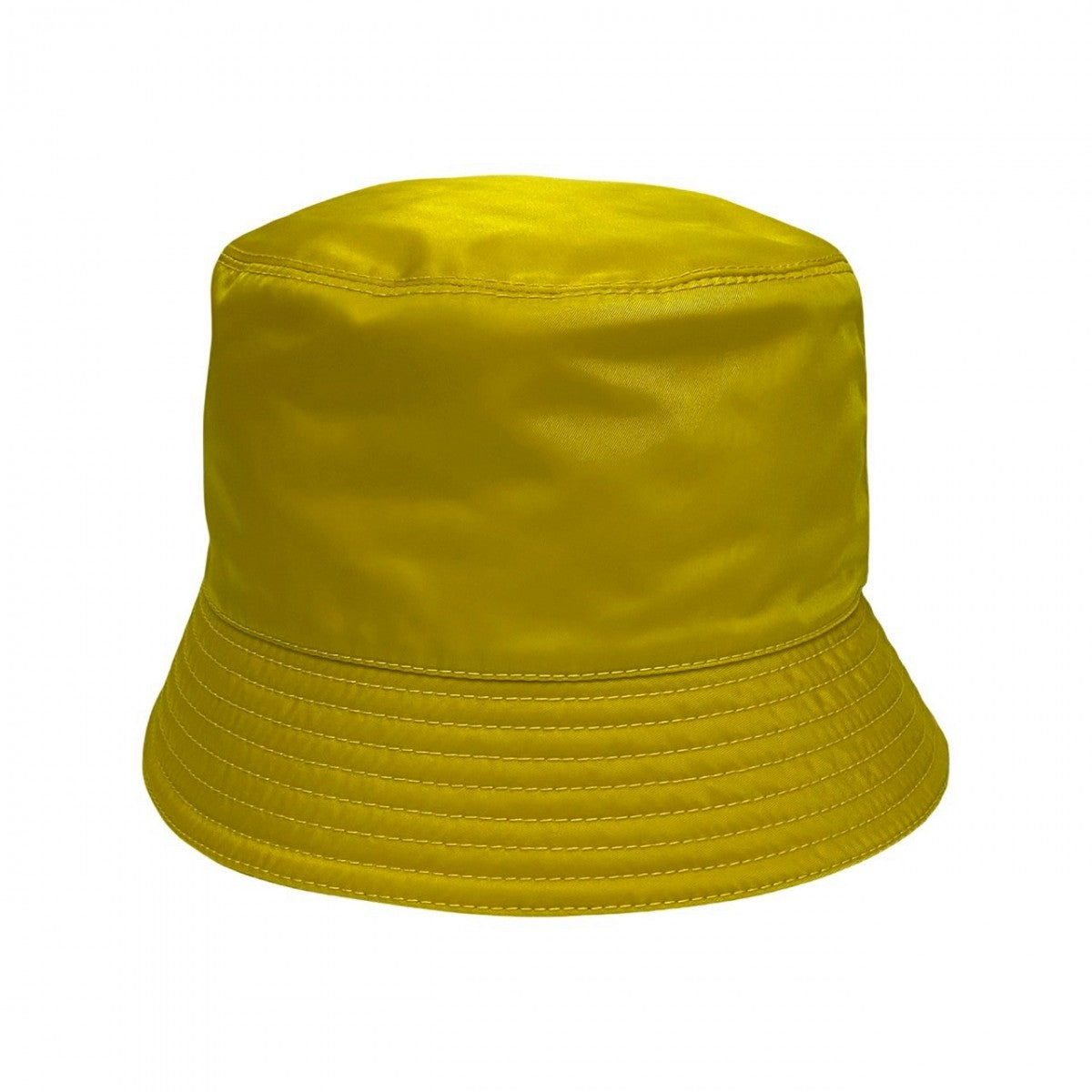Prada Hat Nylon Yellow Triangular Logo Re-Nylon Mens M