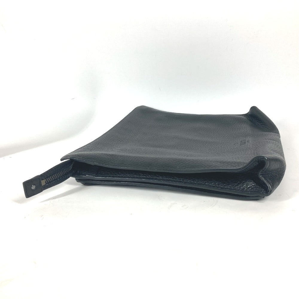 Valentino Clutch Bag Leather Black Studs Mens