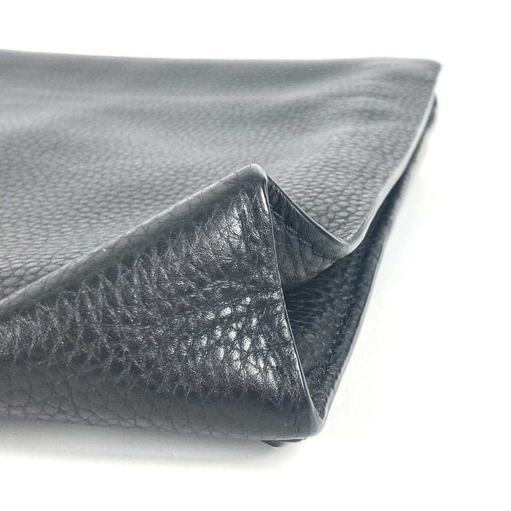 Valentino Clutch Bag Leather Black Studs Mens