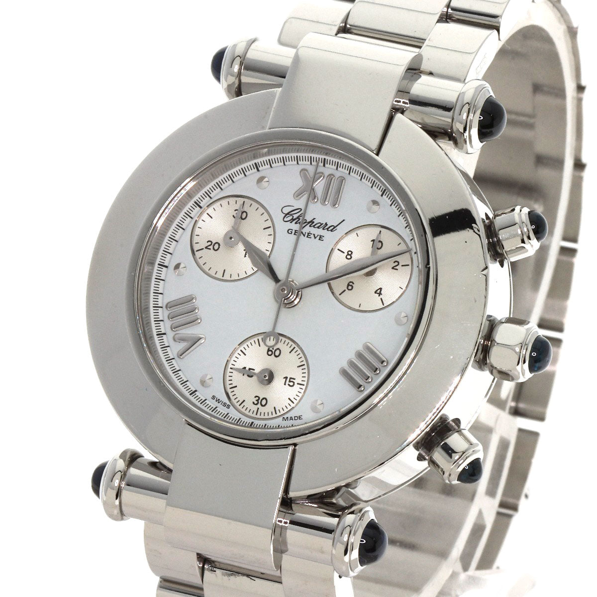 Chopard Watches Quartz 38/8389-23 Stainless Steel , Stainless Steel Silver Imperiale White Dial