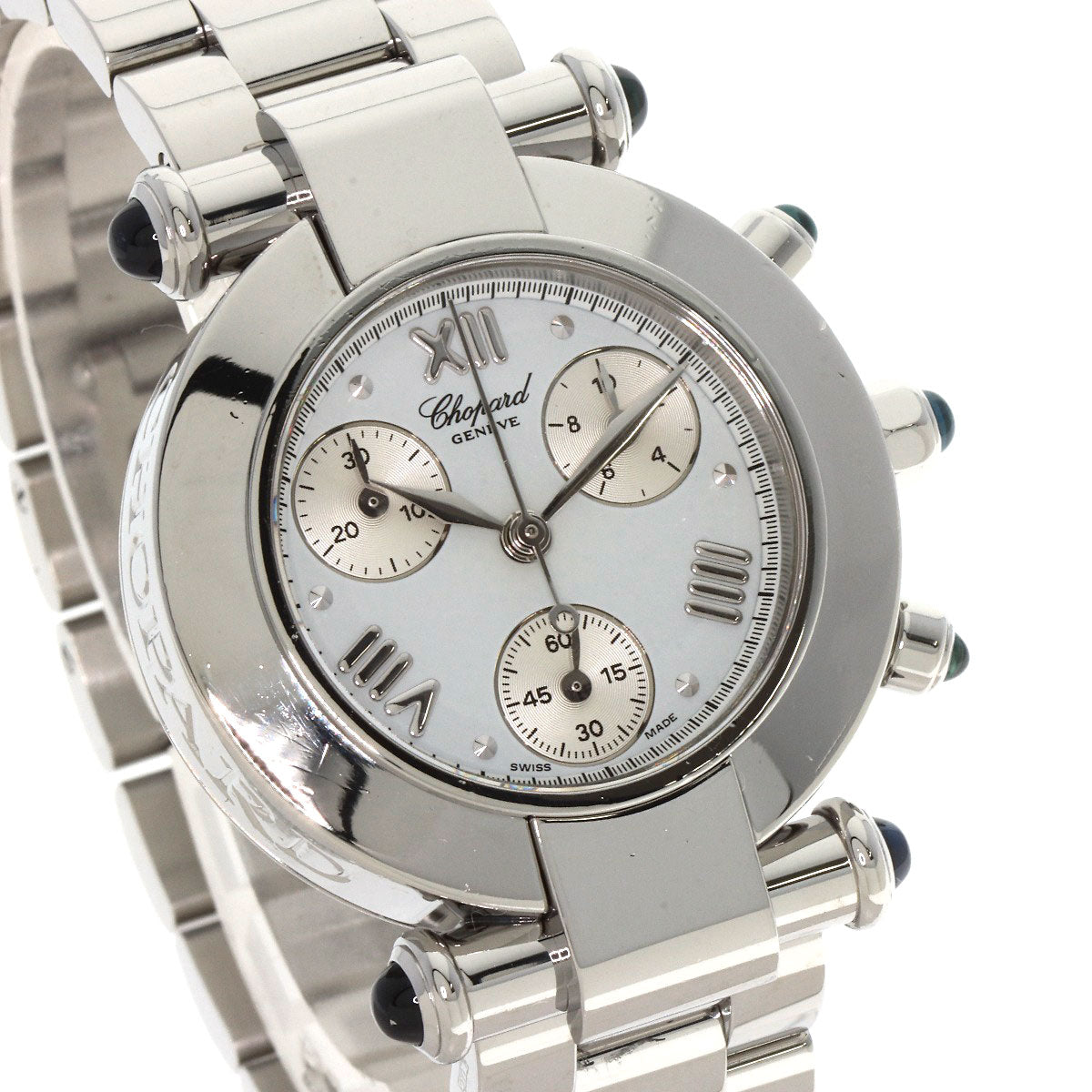 Chopard Watches Quartz 38/8389-23 Stainless Steel , Stainless Steel Silver Imperiale White Dial