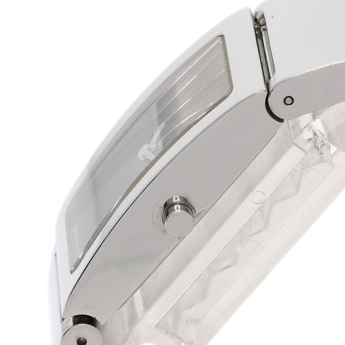 Fendi Watches Quartz 3250L Stainless Steel , Stainless Steel Silver Bangle Watch Black Dial Women