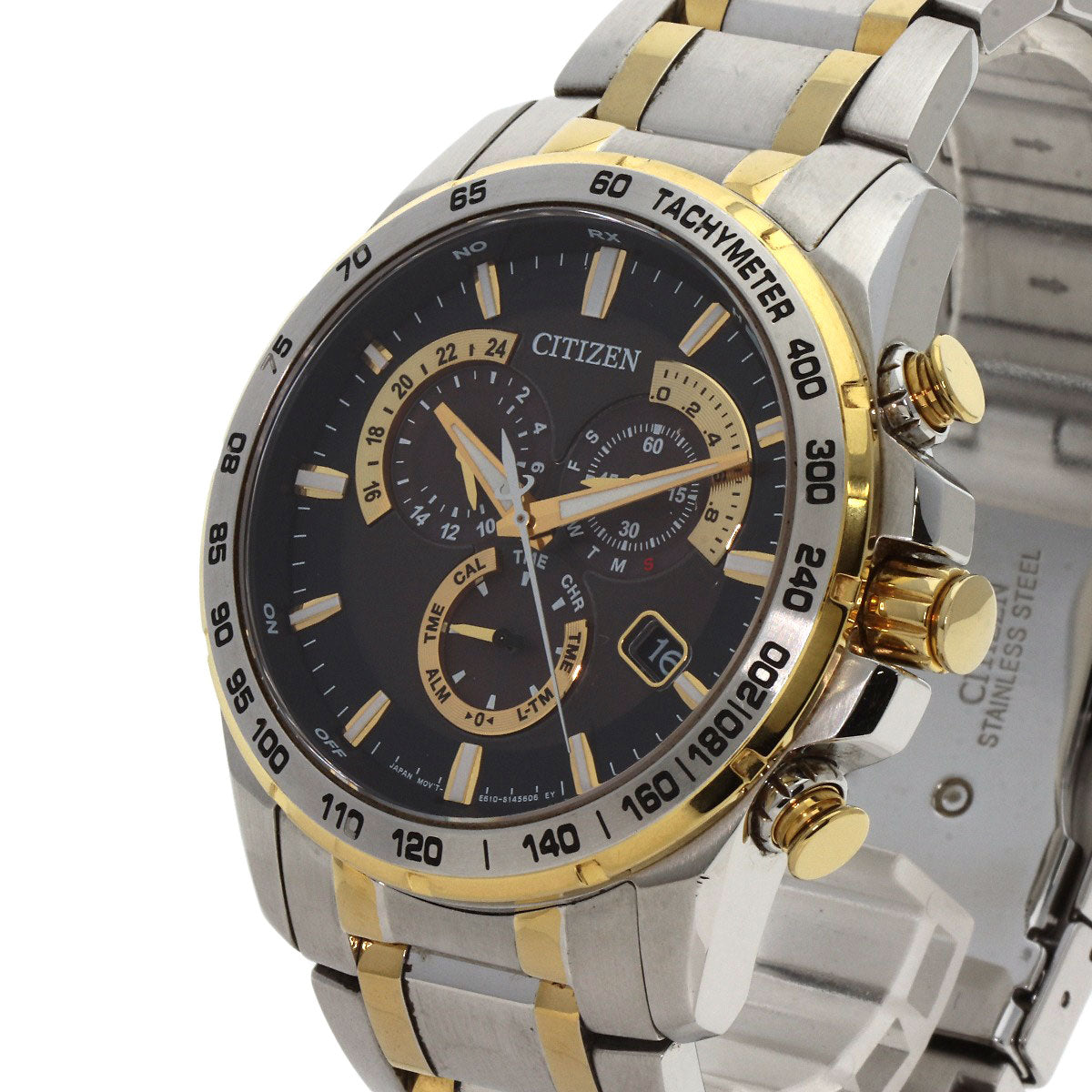Citizen Watches Eco Drive E610-S104840 Stainless Steel , Ssxgp Gold Eco Drive Atomic Timekeeping