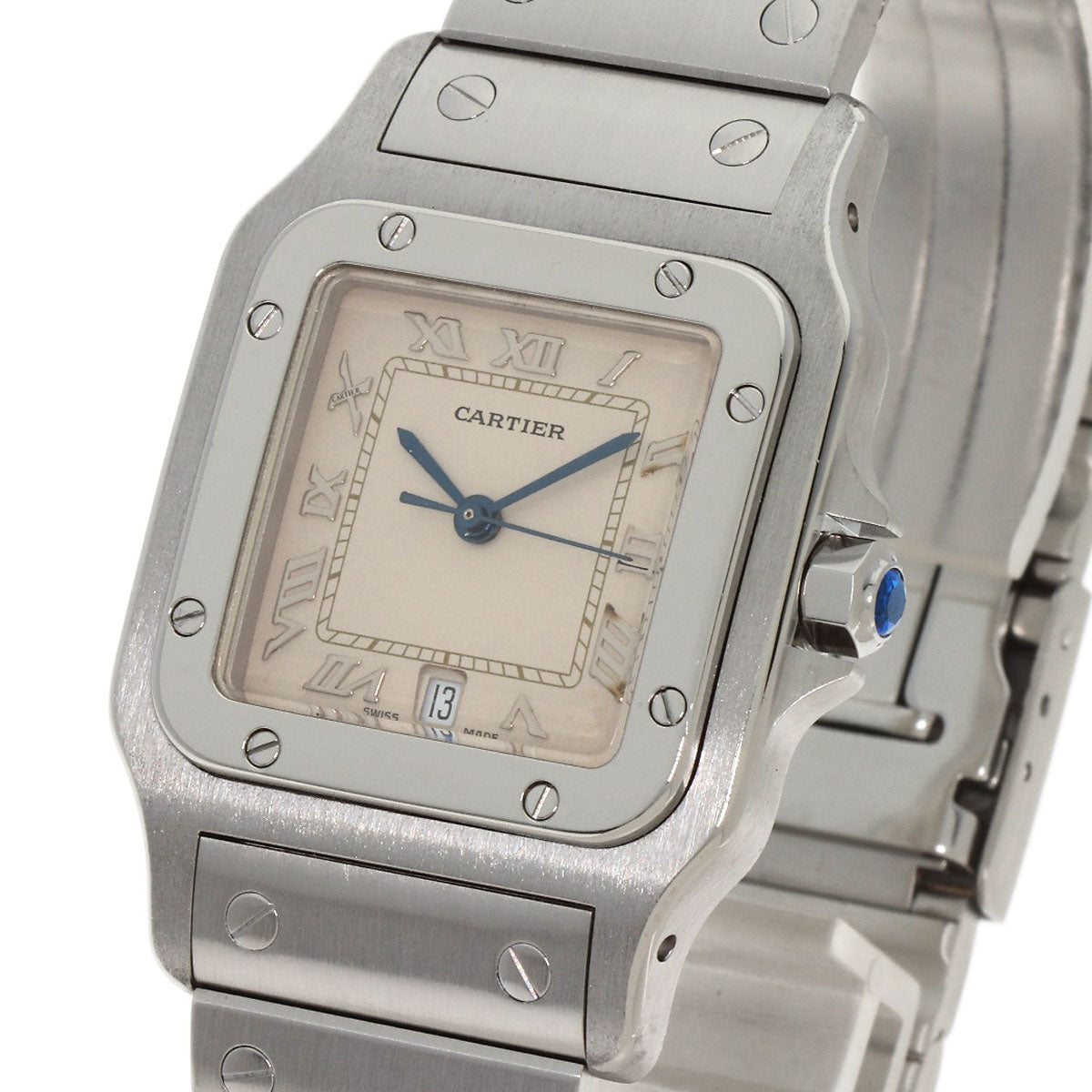 Cartier Watches Quartz W20018D6 Stainless Steel , Stainless Steel Silver Santos Galve Lm Old Belt