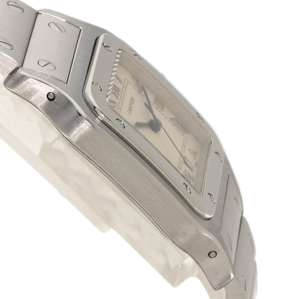 Cartier Watches Quartz W20018D6 Stainless Steel , Stainless Steel Silver Santos Galve Lm Old Belt