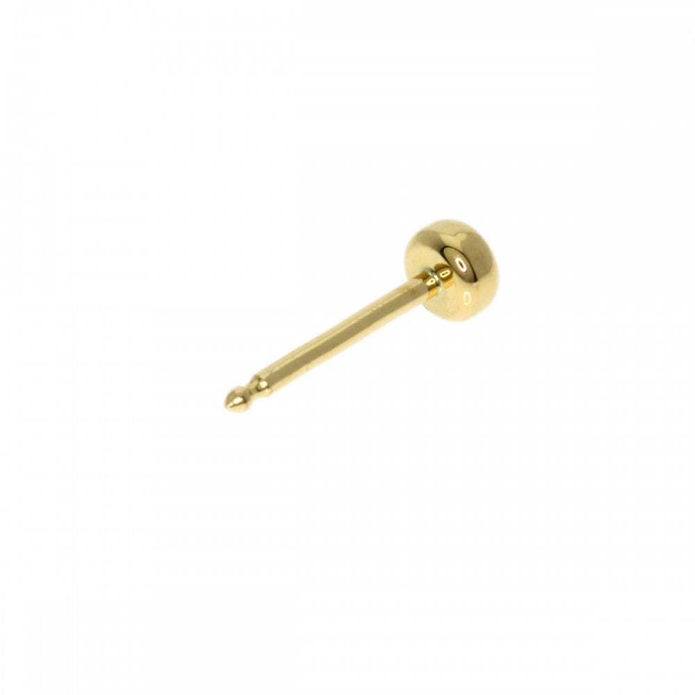 Louis Vuitton Pierce 18K Yellow Gold Gold Creole Monogram Idylle Diamond Single Earring Women