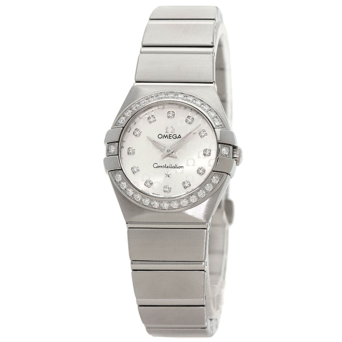 Omega Watches Quartz 123.15.27.60.52.001 Stainless Steel , Stainless Steel Silver Constellation