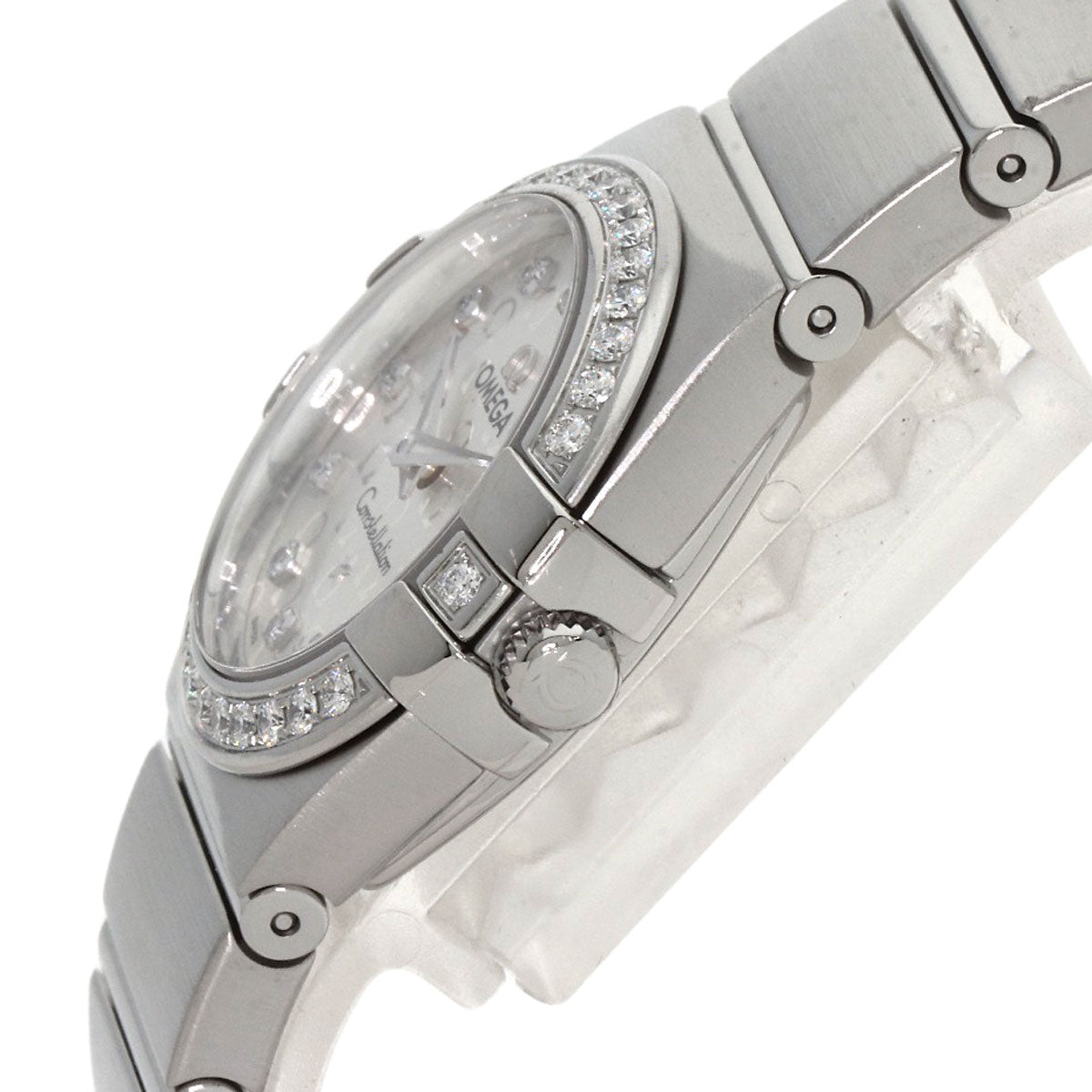 Omega Watches Quartz 123.15.27.60.52.001 Stainless Steel , Stainless Steel Silver Constellation