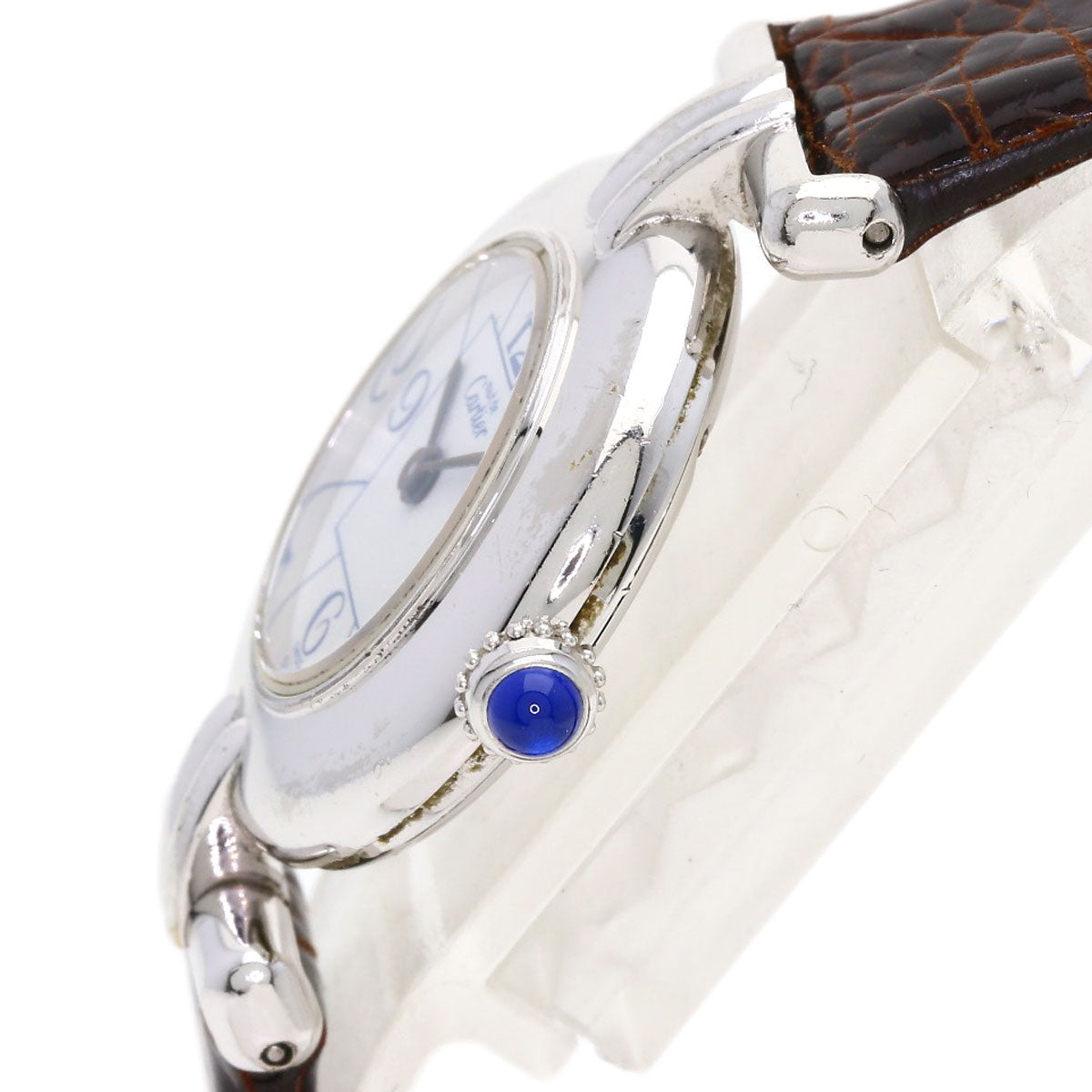 Cartier Watches Quartz W1011455 Stainless Steel Silver Must-Collize White Dial