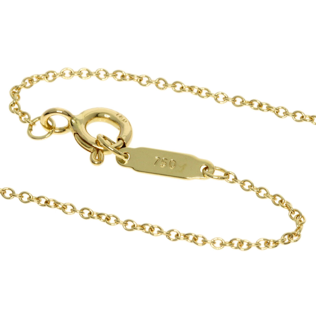 Tiffany&Co. Necklace 18K Yellow Gold Gold Sentimental Heart Diamond Women