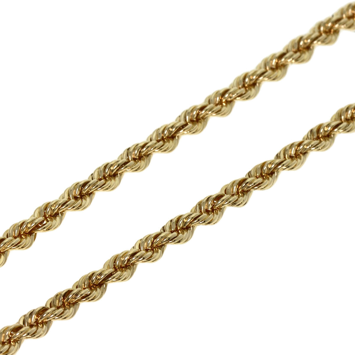 Tiffany&Co. Necklace K14Yg Gold Twist Screw