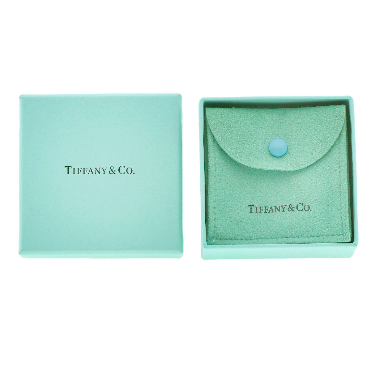 Tiffany&Co. Necklace Sv Silver Return To Double Heart Onyx