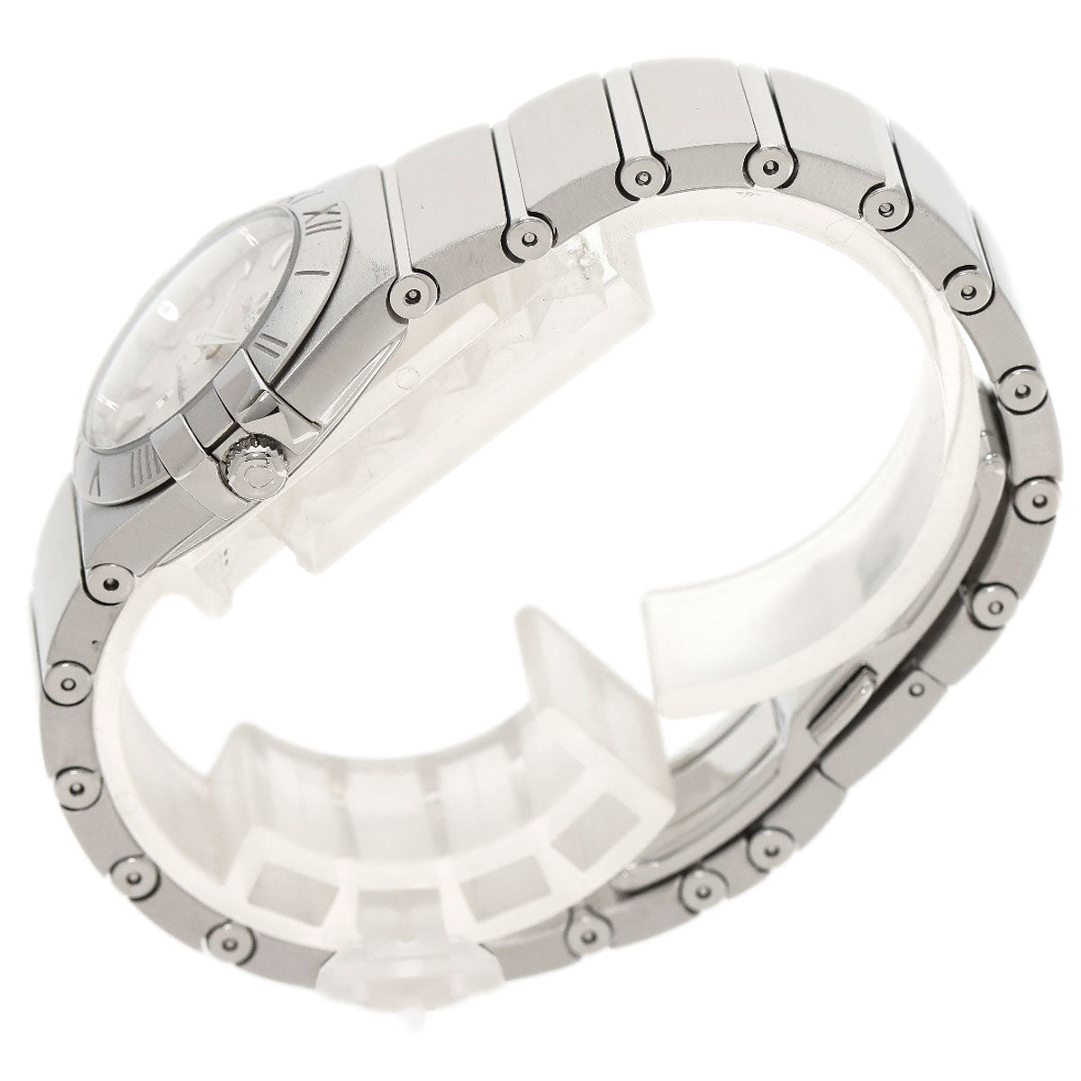 Omega Watches Quartz 123.10.24.60.02.001 Stainless Steel , Stainless Steel Silver Constellation