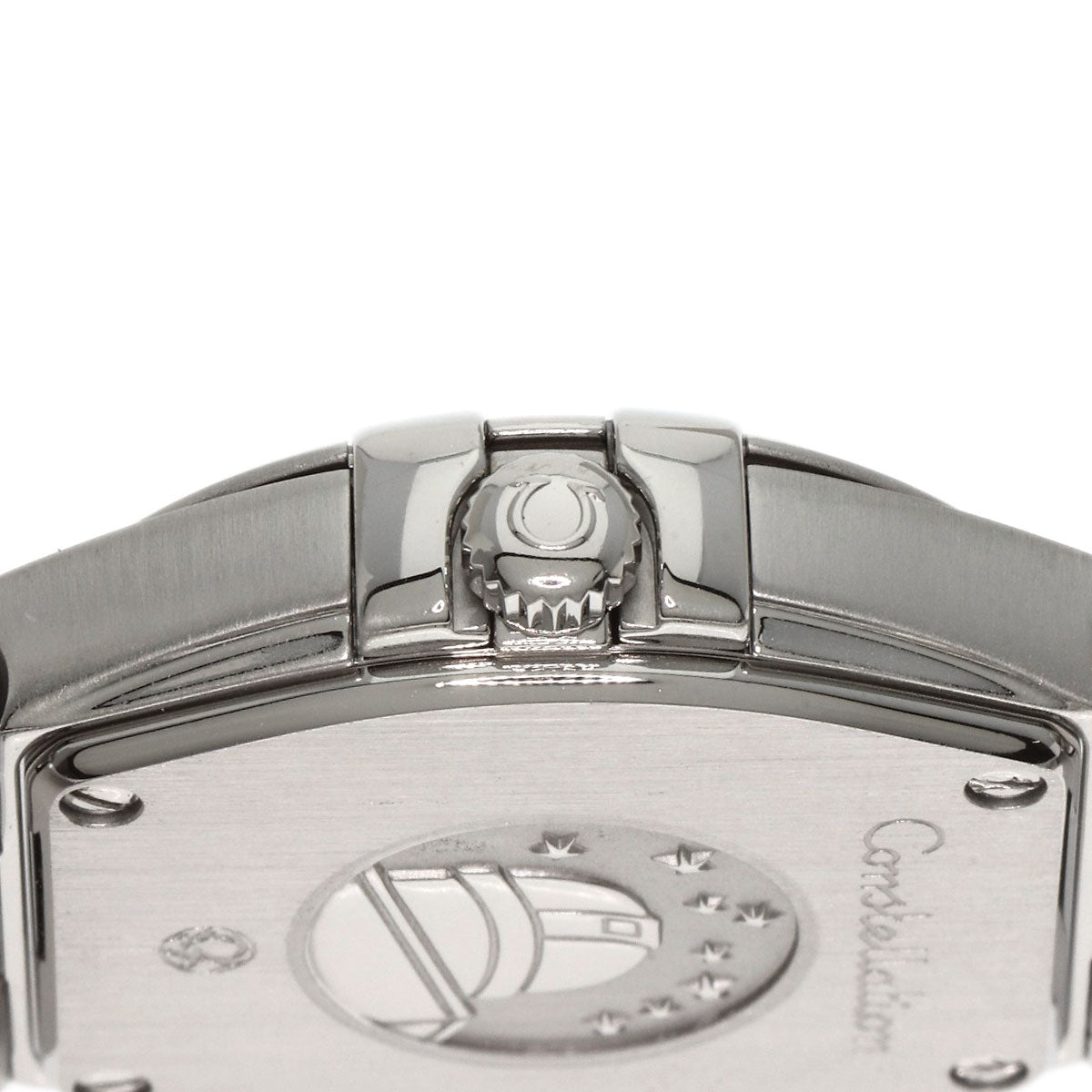 Omega Watches Quartz 123.10.24.60.02.001 Stainless Steel , Stainless Steel Silver Constellation