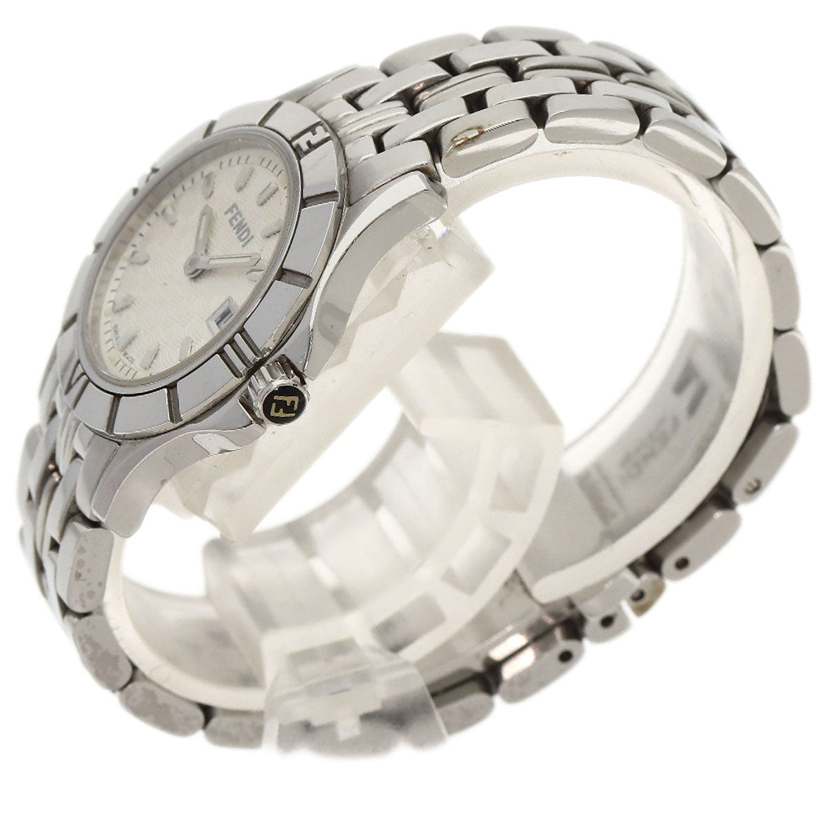 Fendi Watches Quartz Stainless Steel , Stainless Steel Silver 2600L Silver Dial Women