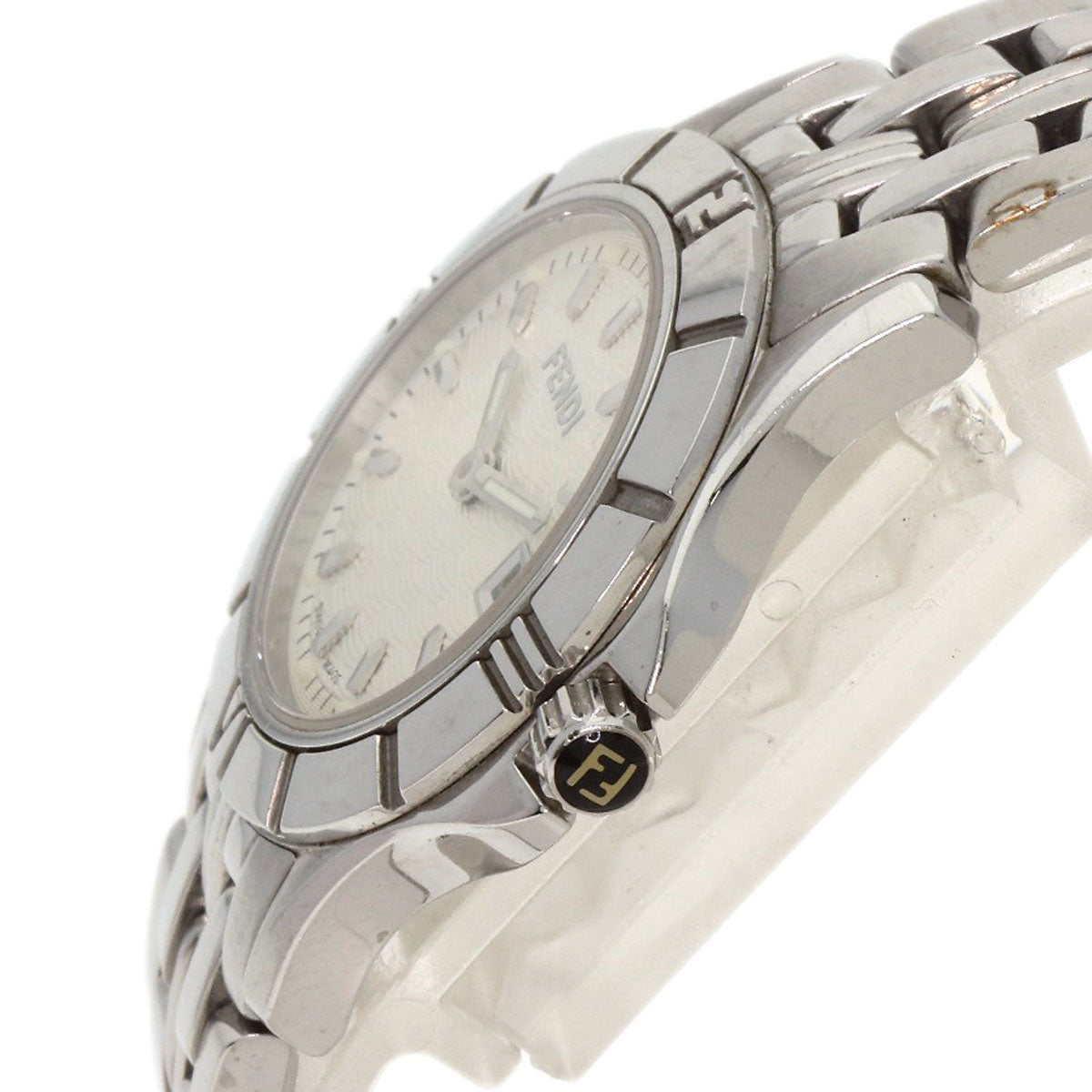 Fendi Watches Quartz Stainless Steel , Stainless Steel Silver 2600L Silver Dial Women