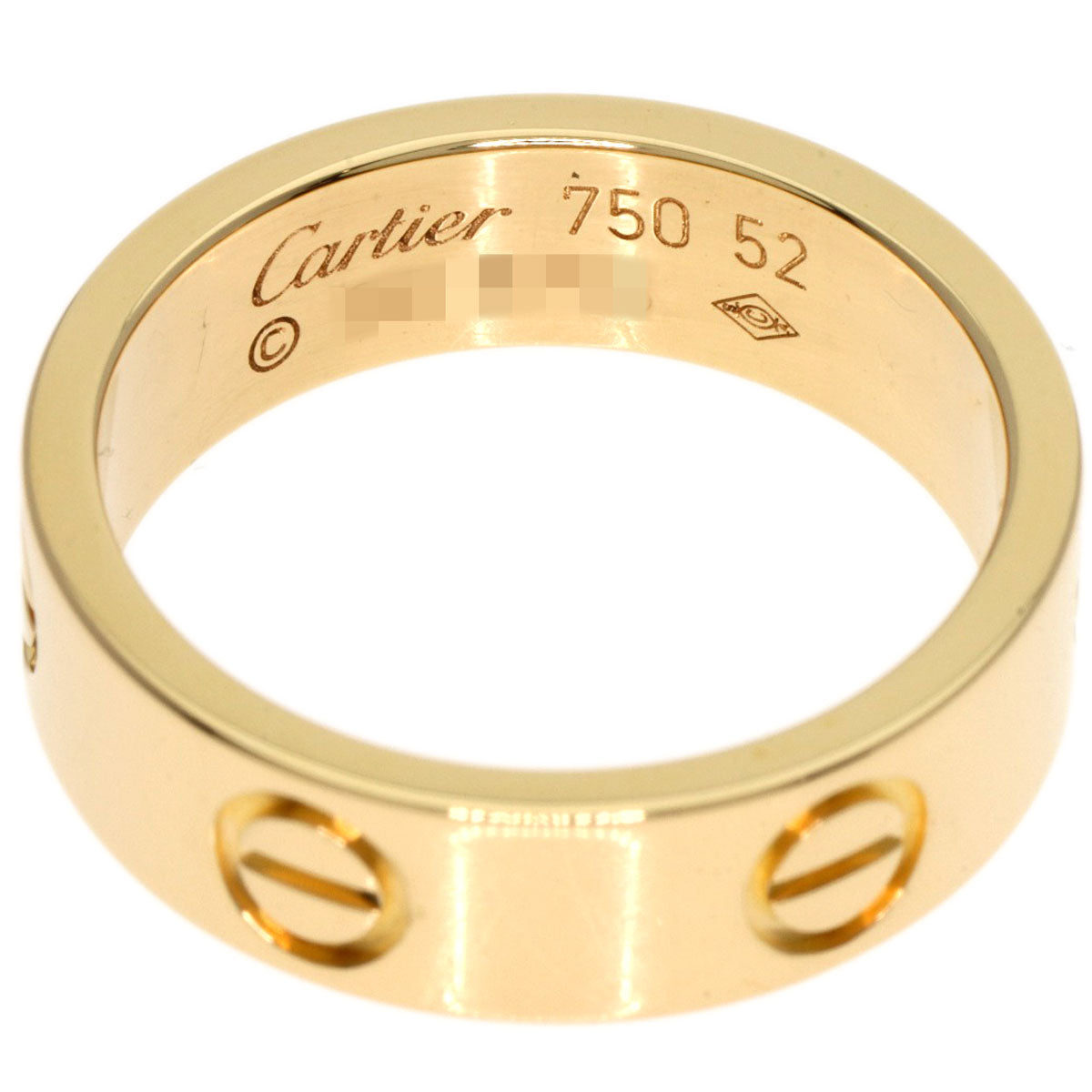 Cartier Ring 18K Yellow Gold Gold Love Ring #52