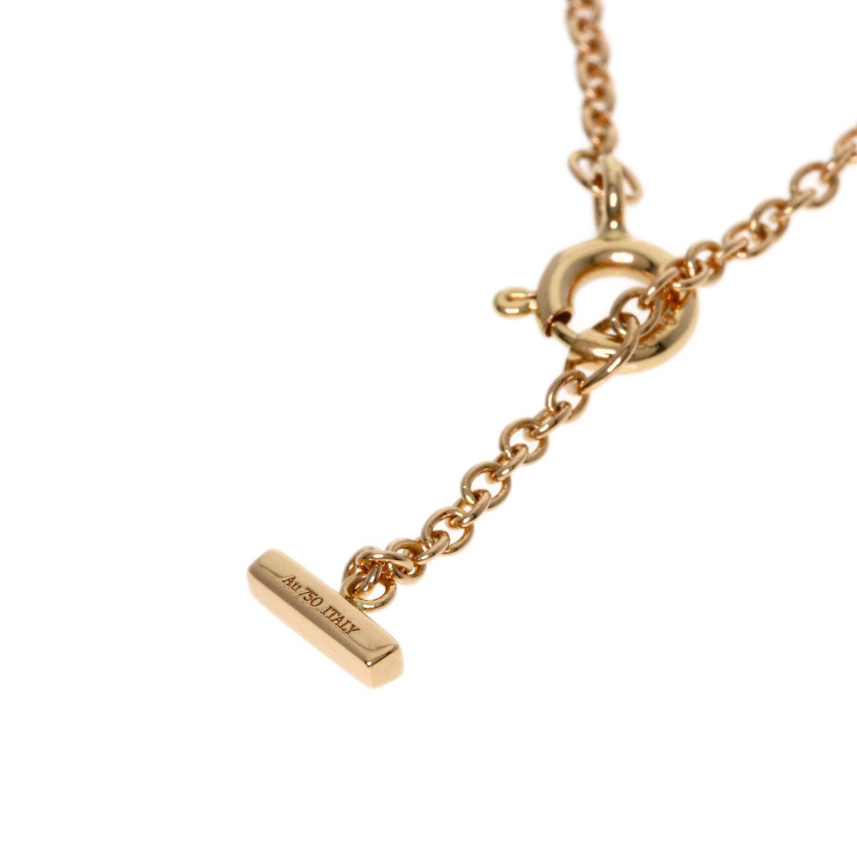 Tiffany&Co. Bracelet 18K Pink Gold Gold T Smile Small Diamond