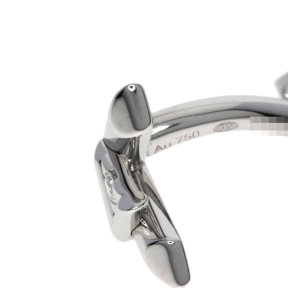 Louis Vuitton Cuffs K18Wg Silver Volt One Diamond Mens
