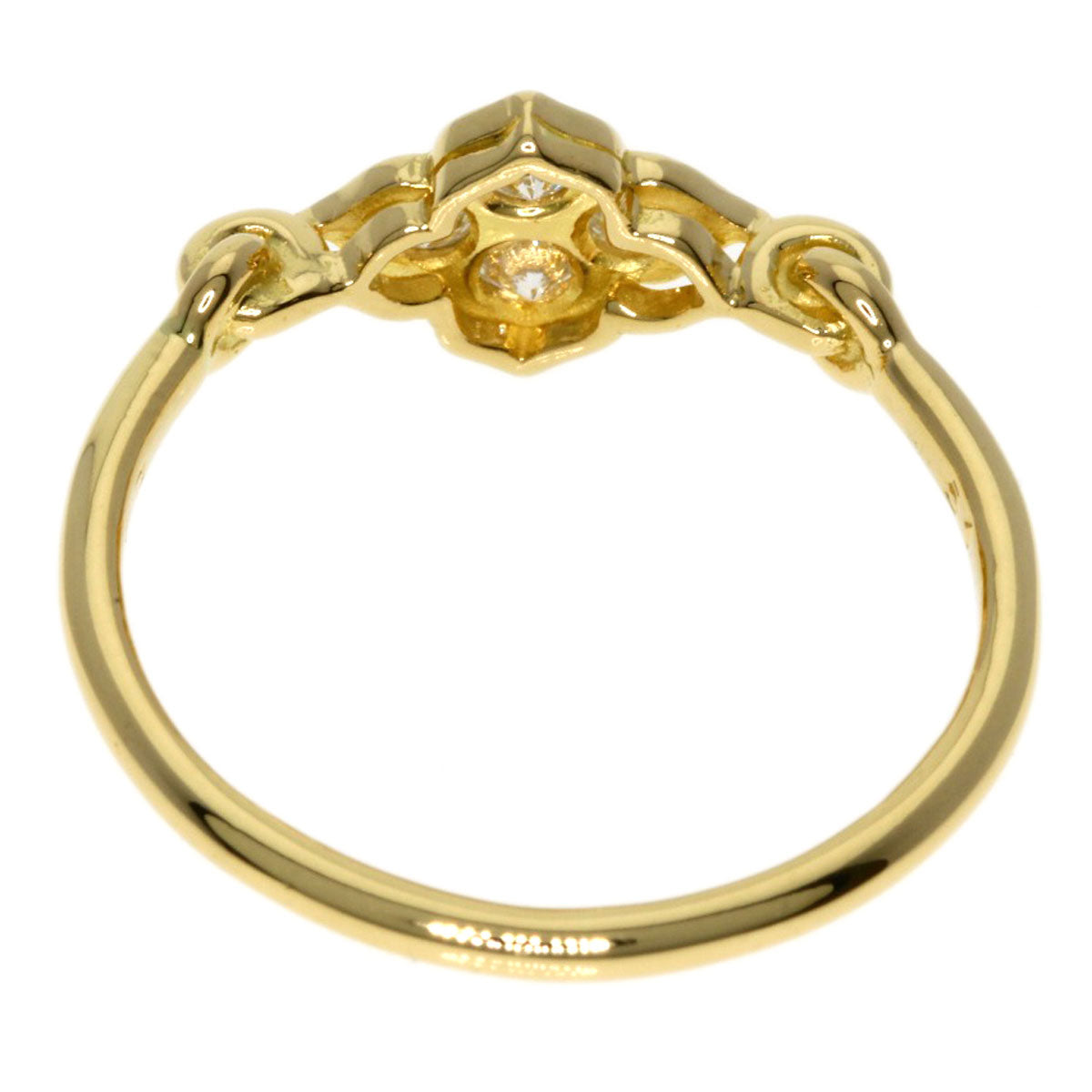 Cartier Ring 18K Yellow Gold Gold Hindu Ring Diamond