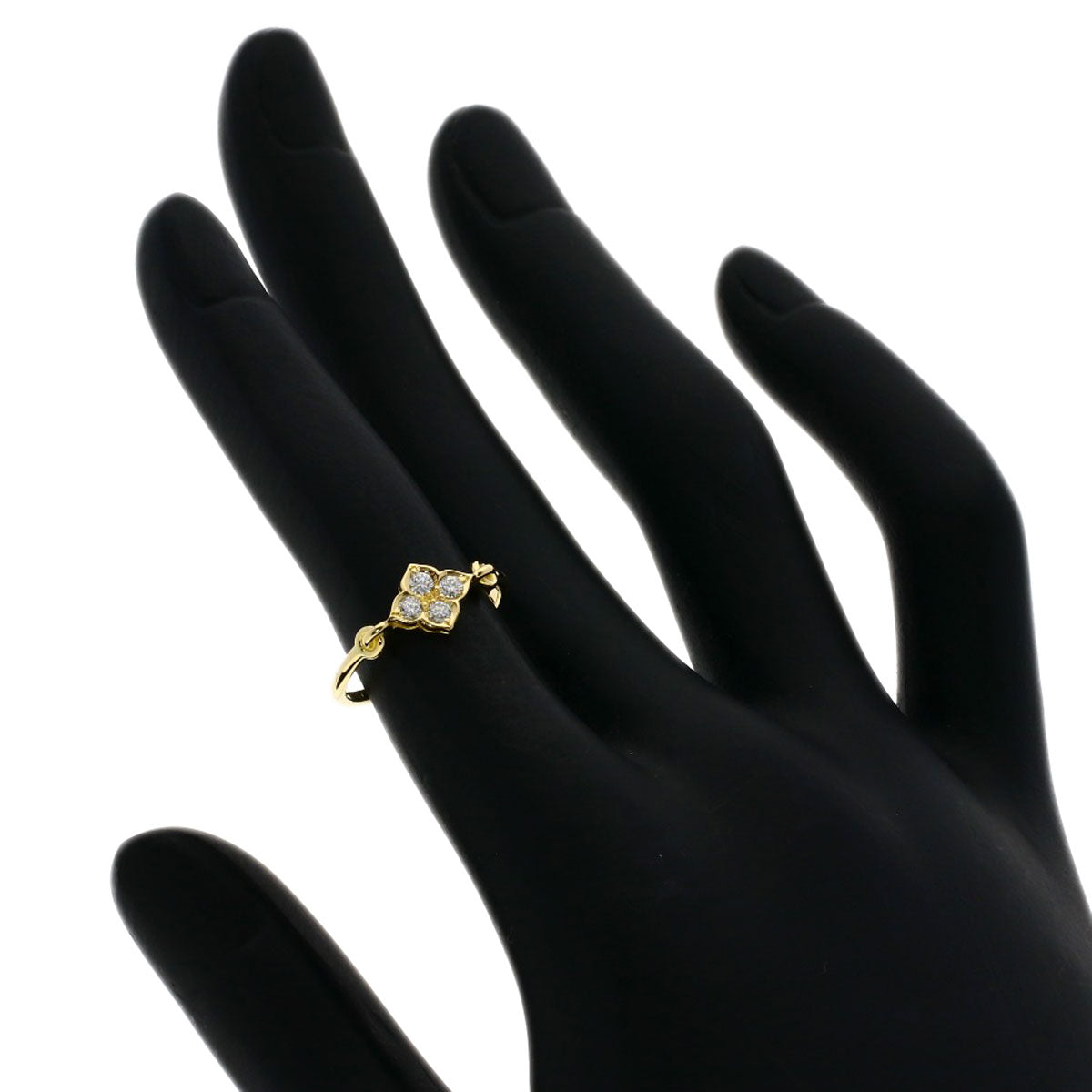 Cartier Ring 18K Yellow Gold Gold Hindu Ring Diamond