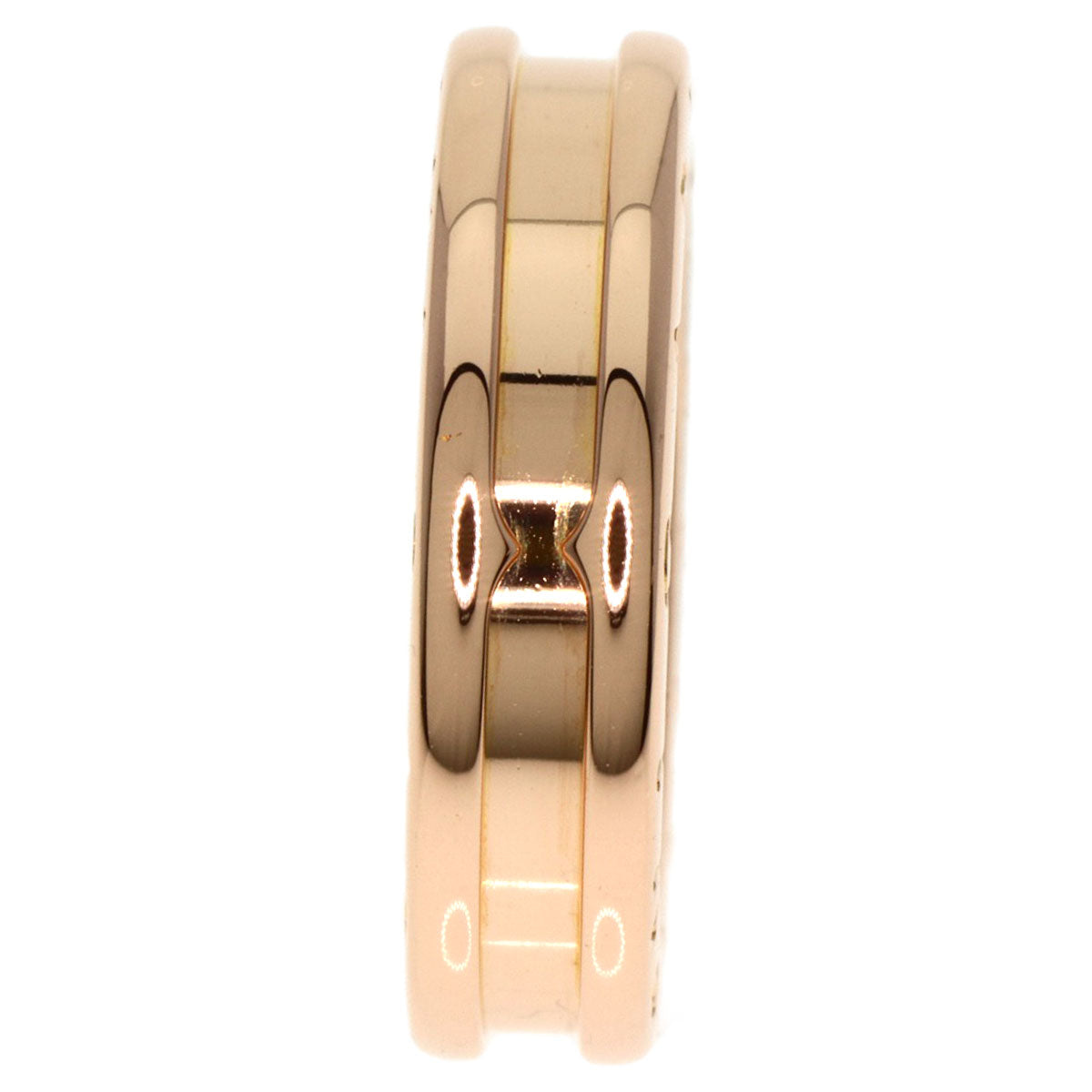 Bvlgari Ring 18K Pink Gold Gold B-Zero1 B-Zero One Xs #47 Women