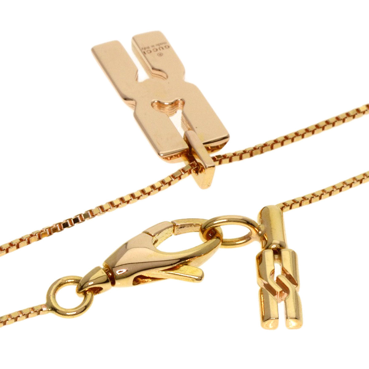 Gucci Necklace 18K Pink Gold Gold Infinity Women