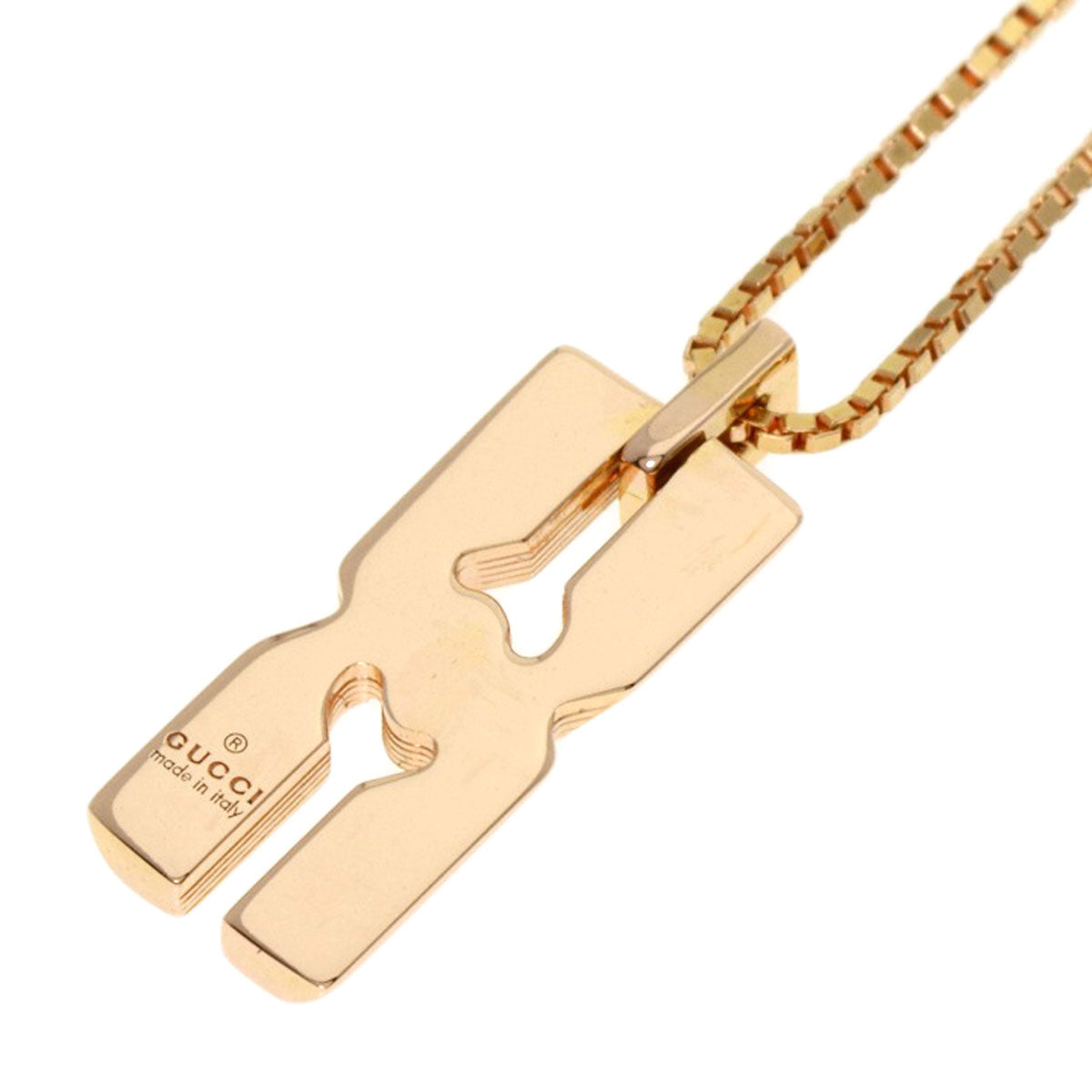 Gucci Necklace 18K Pink Gold Gold Infinity Women