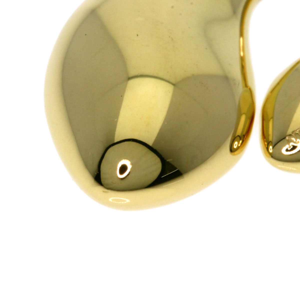 Tiffany&Co. Pendant Top 18K Yellow Gold Gold Double Teardrop
