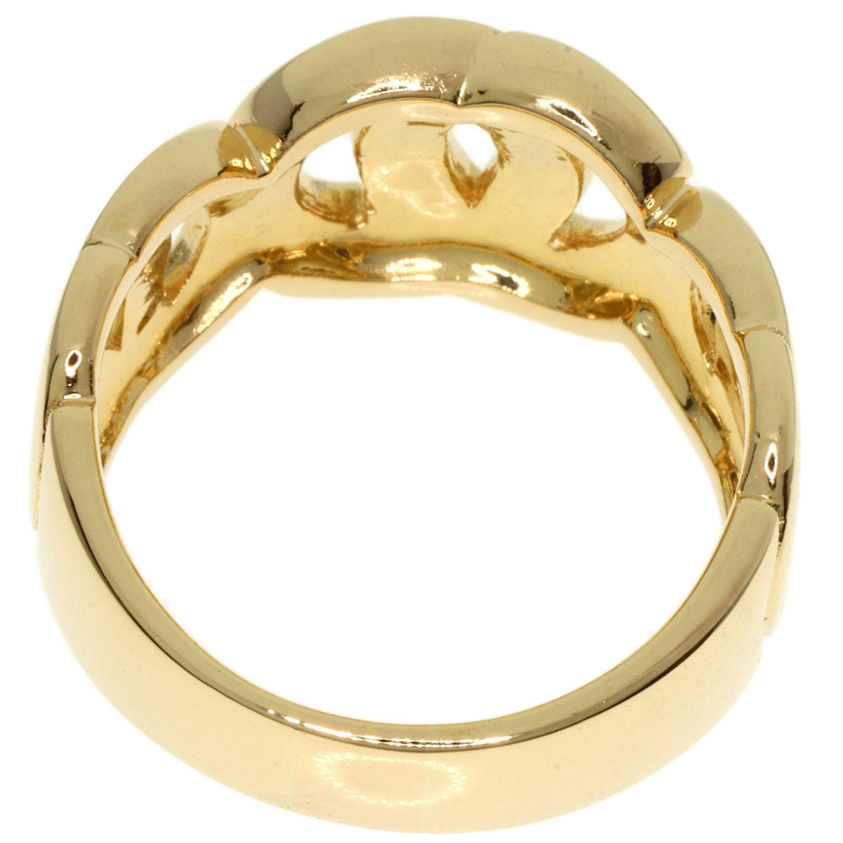 Celine Ring 18K Yellow Gold Gold Logo Women