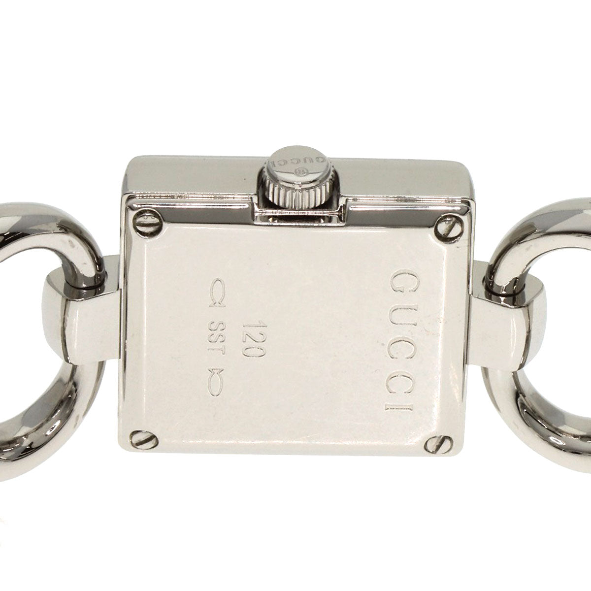 Gucci Watches Quartz Ya120 Stainless Steel , Stainless Steel Silver Tornavoni Pink Shell Dial Women
