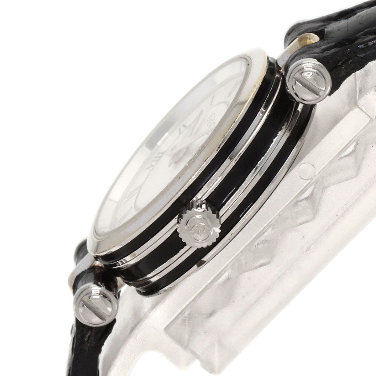 Gucci Watches Quartz 2040L Stainless Steel, Leather Silver Sherry Line Silver Dial Women