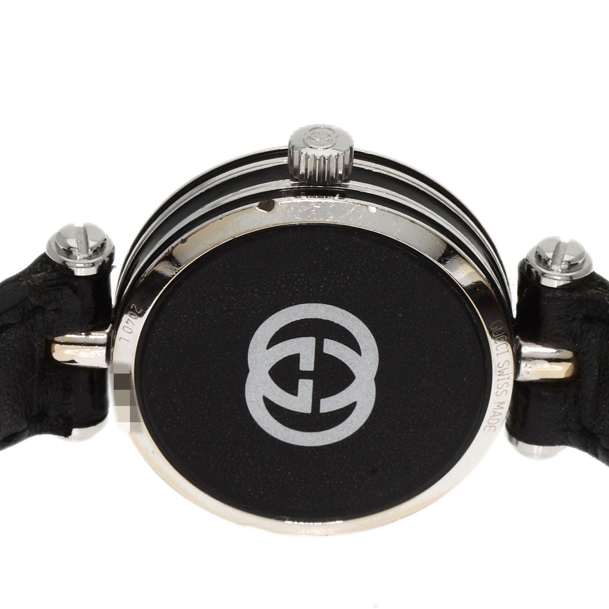 Gucci Watches Quartz 2040L Stainless Steel, Leather Silver Sherry Line Silver Dial Women