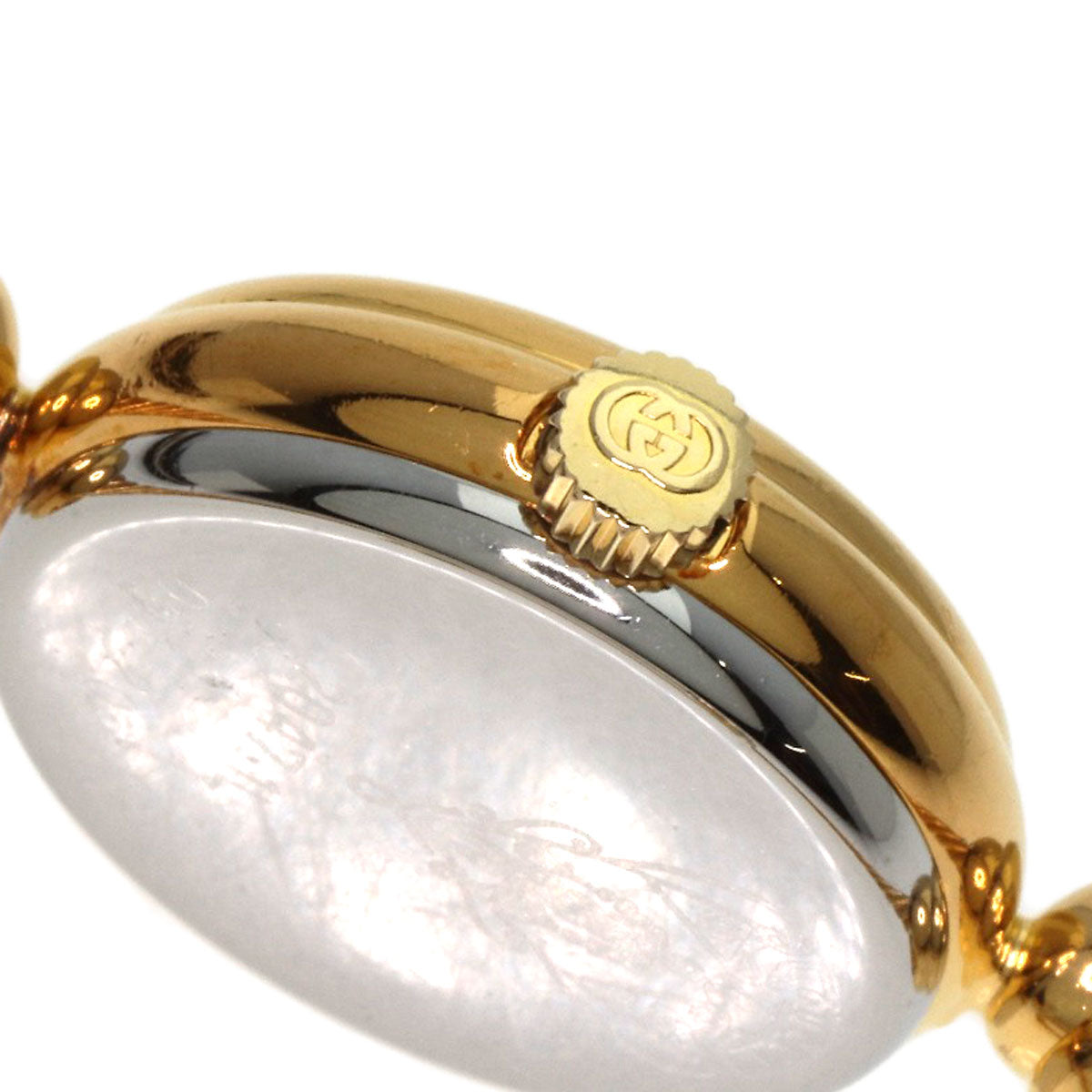 Gucci Watches Quartz 2047.1L Gold Plated , Gold Plated Gold Sherry Line Red X Green Dial Women