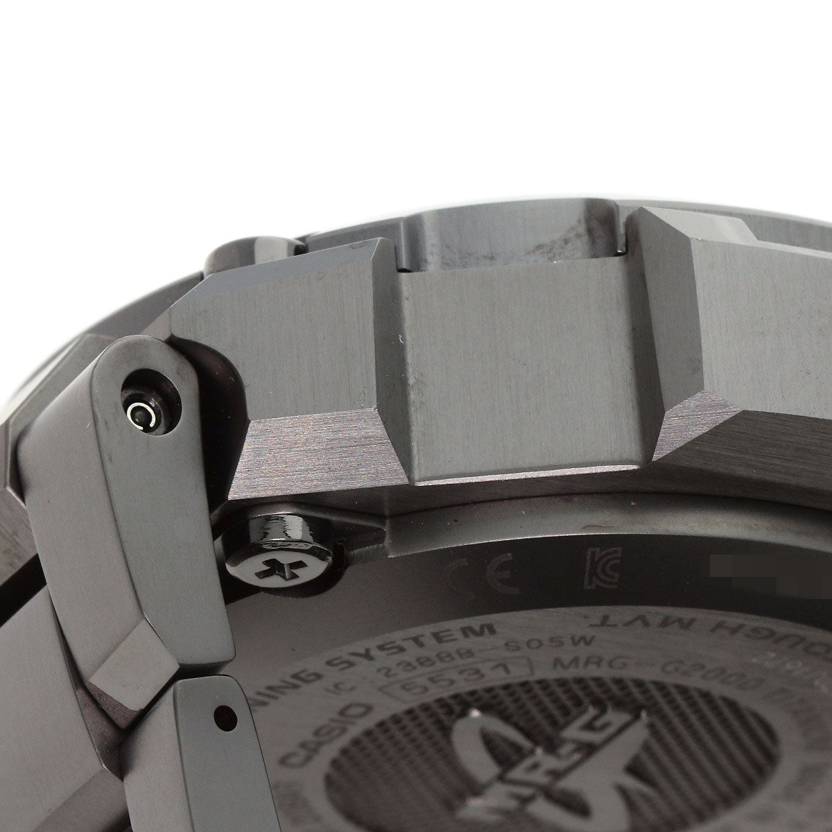 Casio Watches Solar Powered Radio Watch Mrg-G2000Cb-1Ajr Titanium, Titanium Black G-Shock G2000