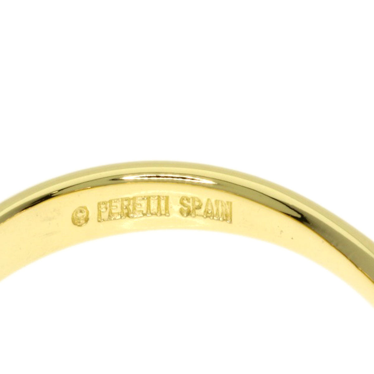 Tiffany&Co. Ring 18K Yellow Gold Gold Bean Diamond Women