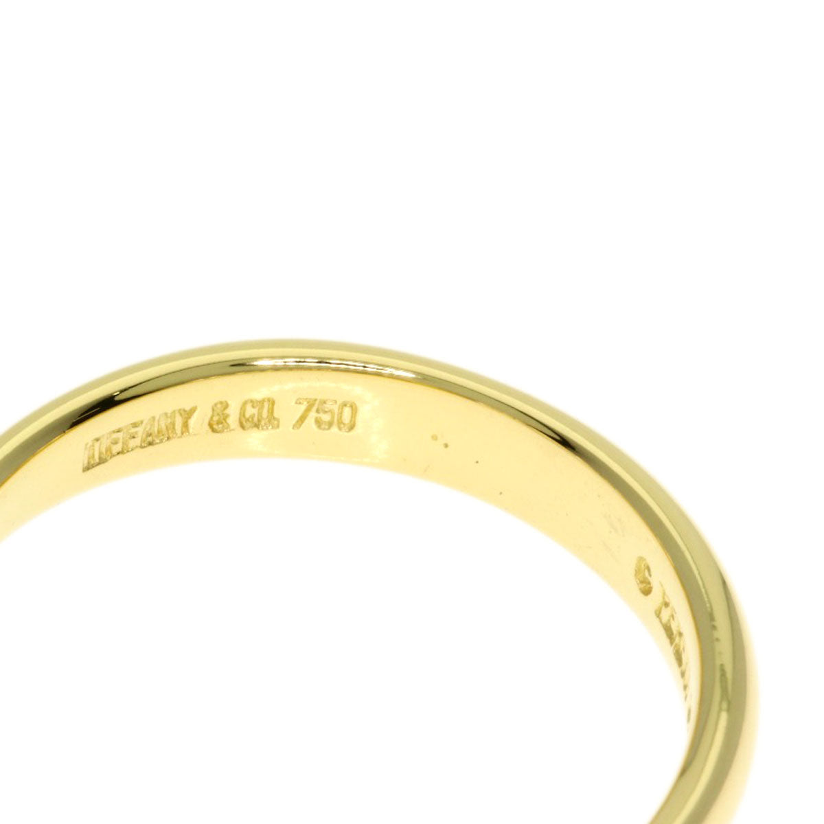Tiffany&Co. Ring 18K Yellow Gold Gold Bean Diamond Women
