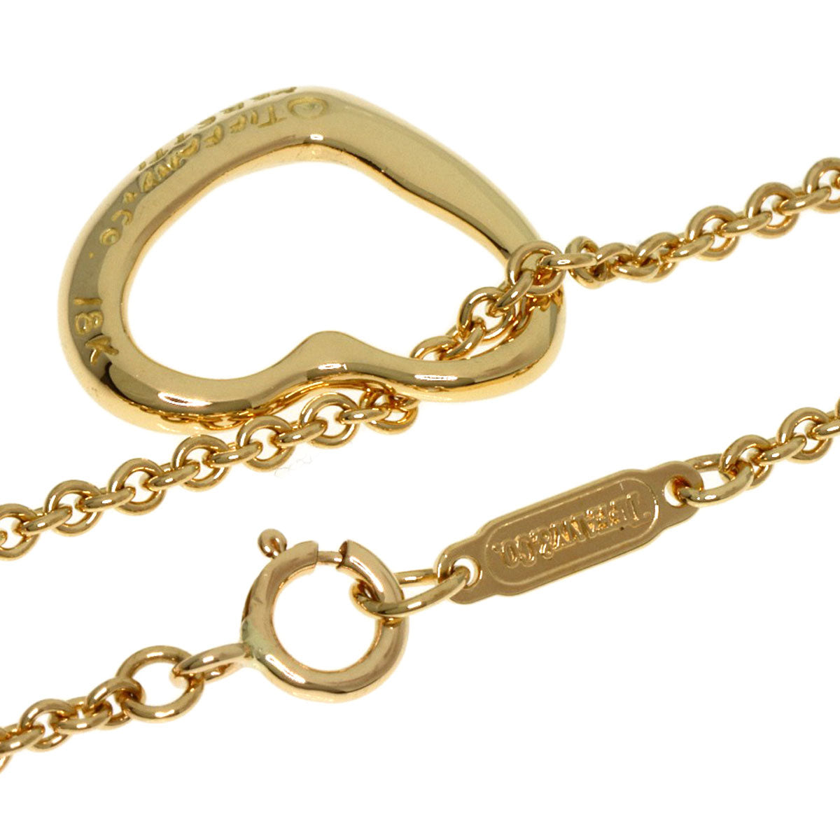 Tiffany&Co. Necklace 18K Yellow Gold Gold Open Heart
