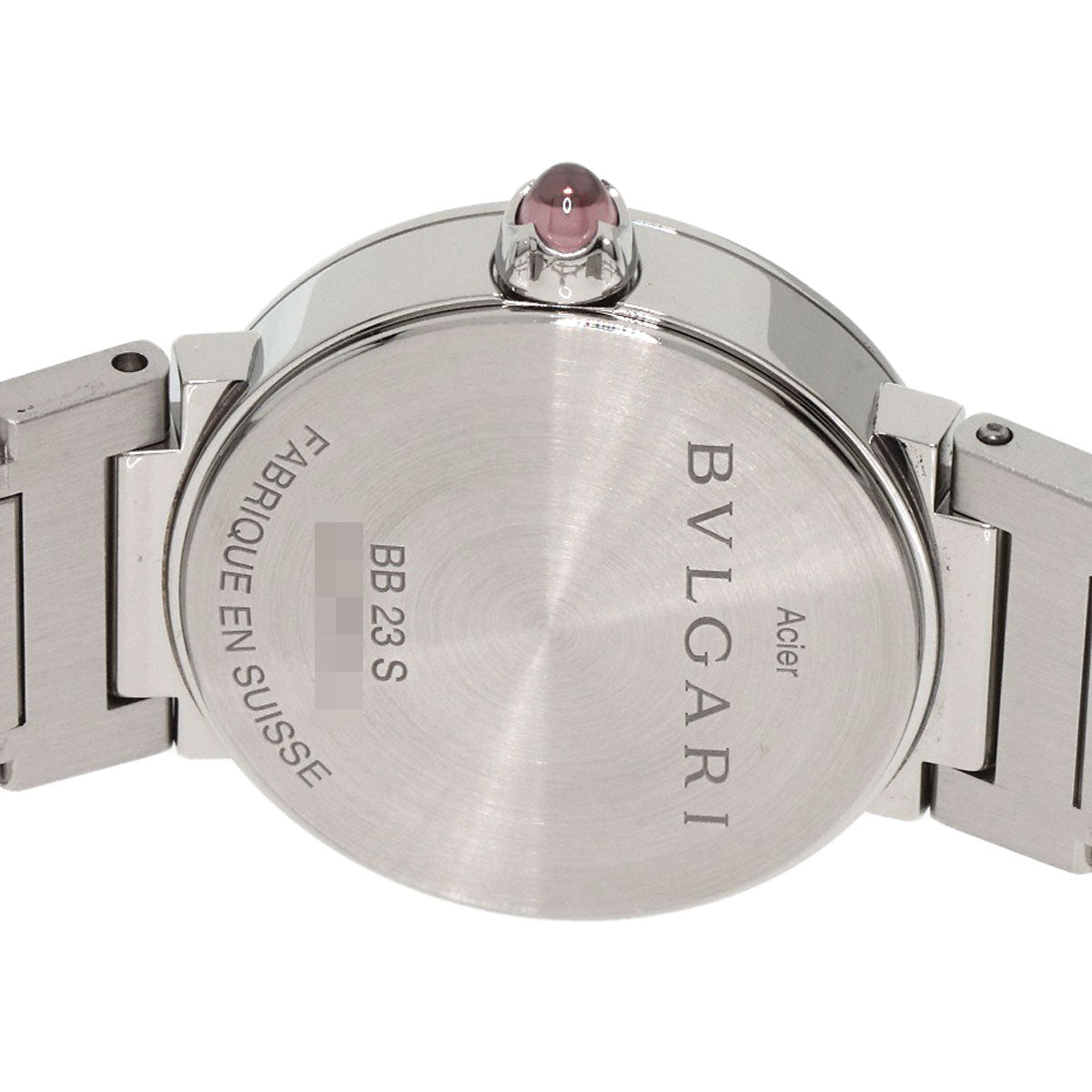 Bvlgari Watches Quartz Bb23S Stainless Steel , Stainless Steel Silver Bulgari Bulgari Black Dial
