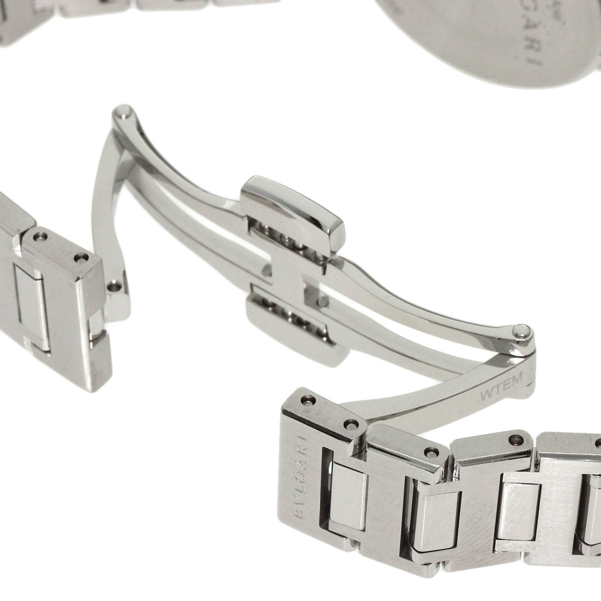 Bvlgari Watches Quartz Bb23S Stainless Steel , Stainless Steel Silver Bulgari Bulgari Black Dial