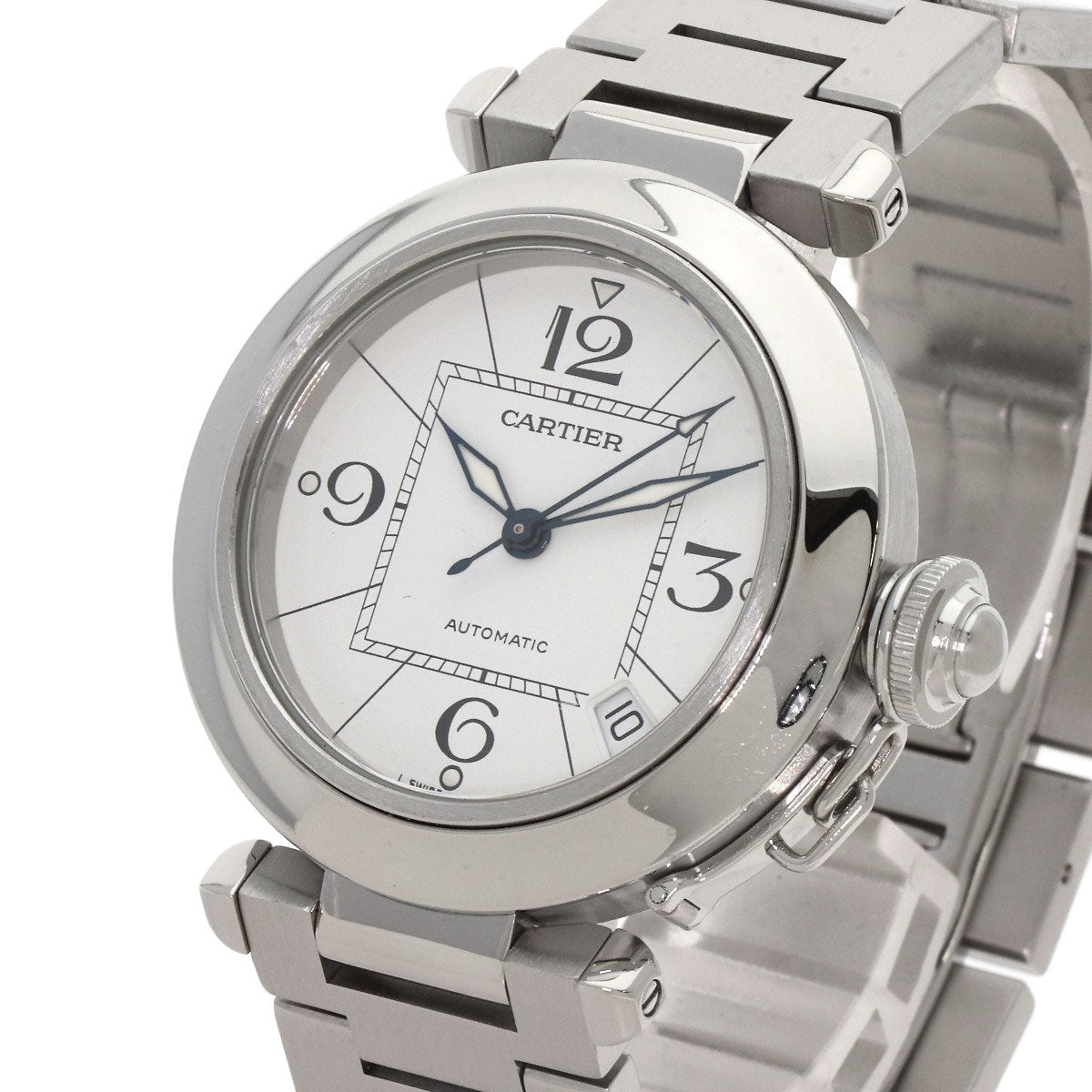 Cartier Watches Mechanical Automatic W3107M7 Stainless Steel , Stainless Steel Silver Pasha C White