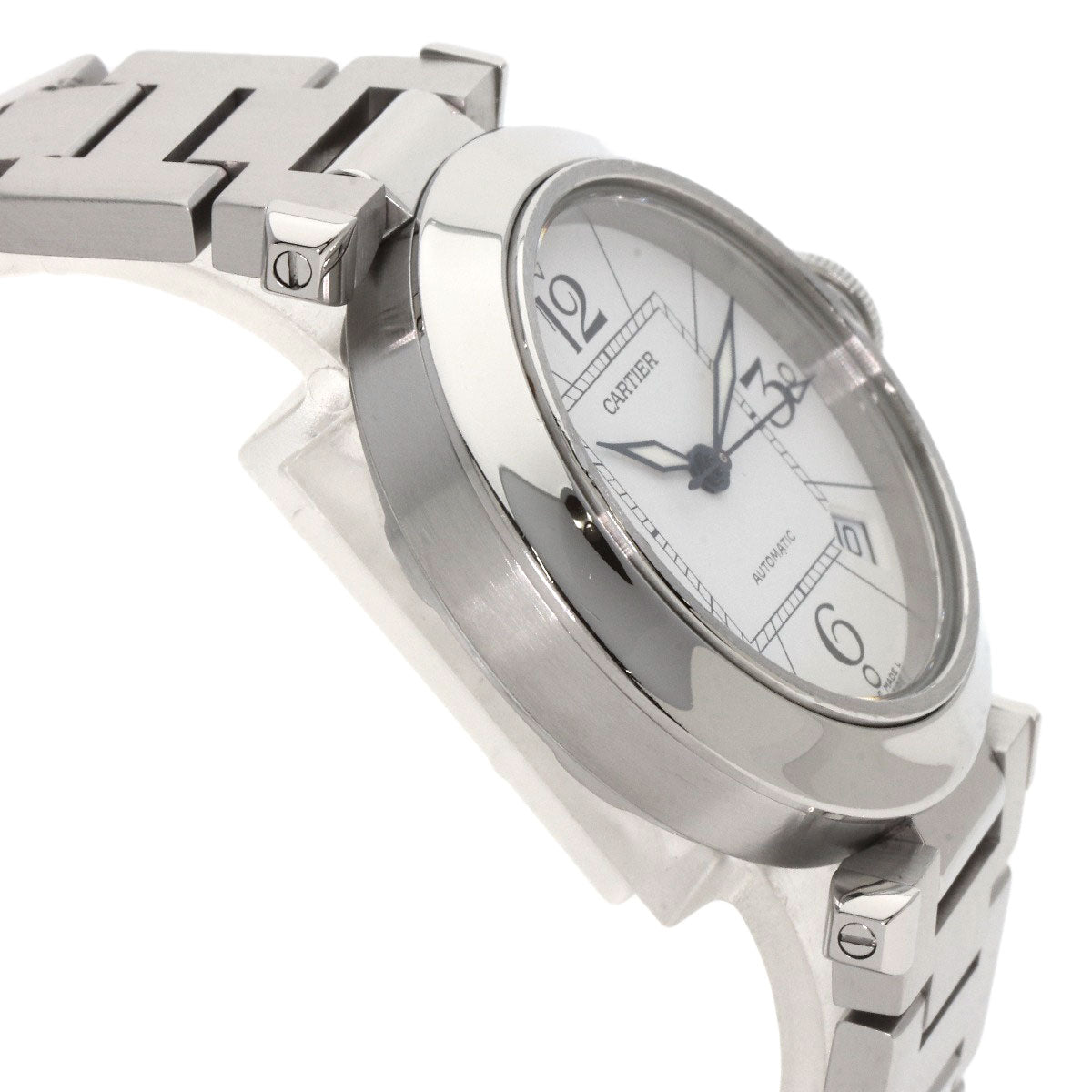 Cartier Watches Mechanical Automatic W3107M7 Stainless Steel , Stainless Steel Silver Pasha C White