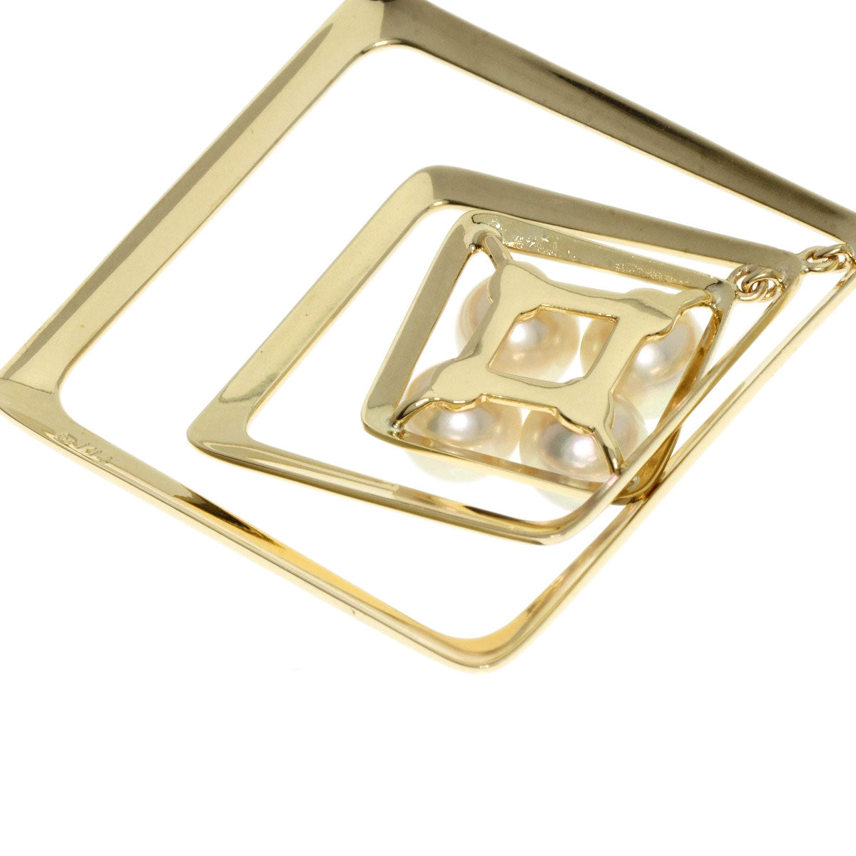 Mikimoto Necklace K14Yg Gold Pearl