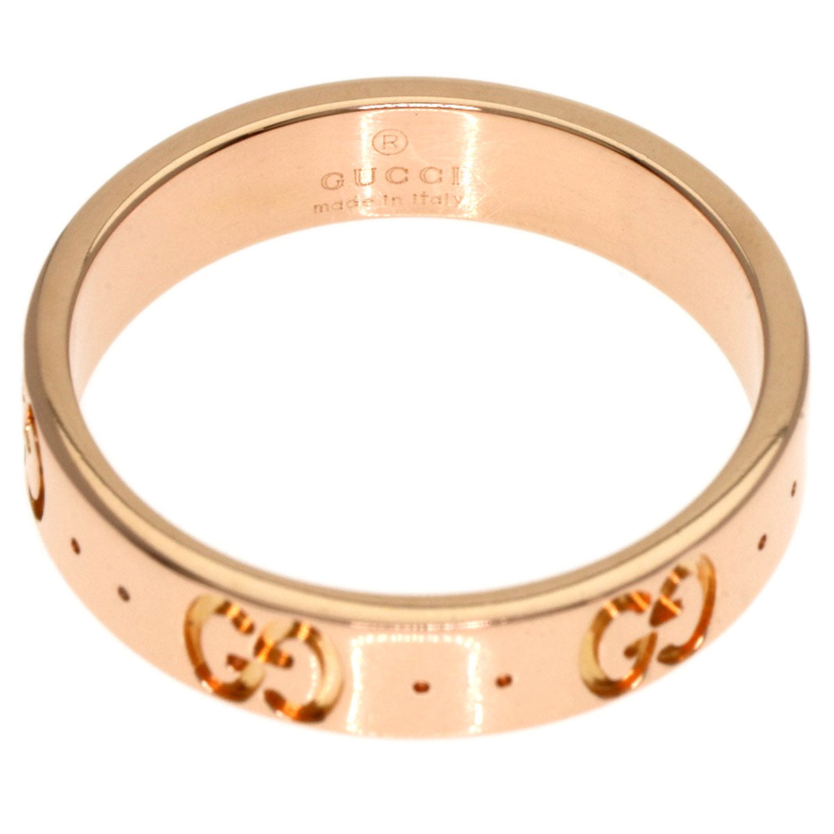 Gucci Ring 18K Pink Gold Gold Icon # 11