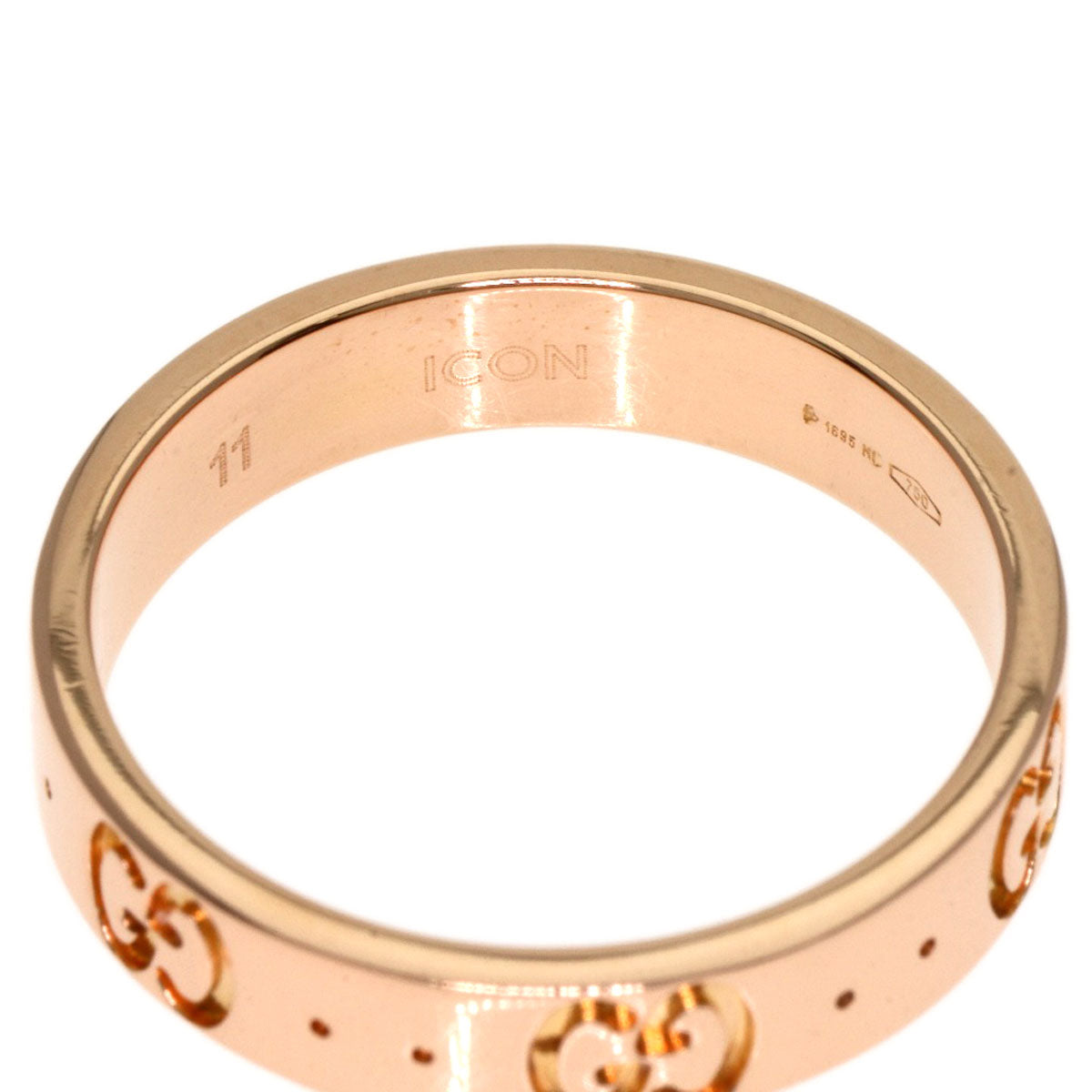Gucci Ring 18K Pink Gold Gold Icon # 11